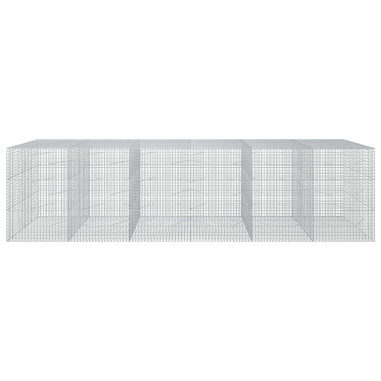 Gabion z žico 5 mm in mrežo 5x5 cm 600x100x150 cm