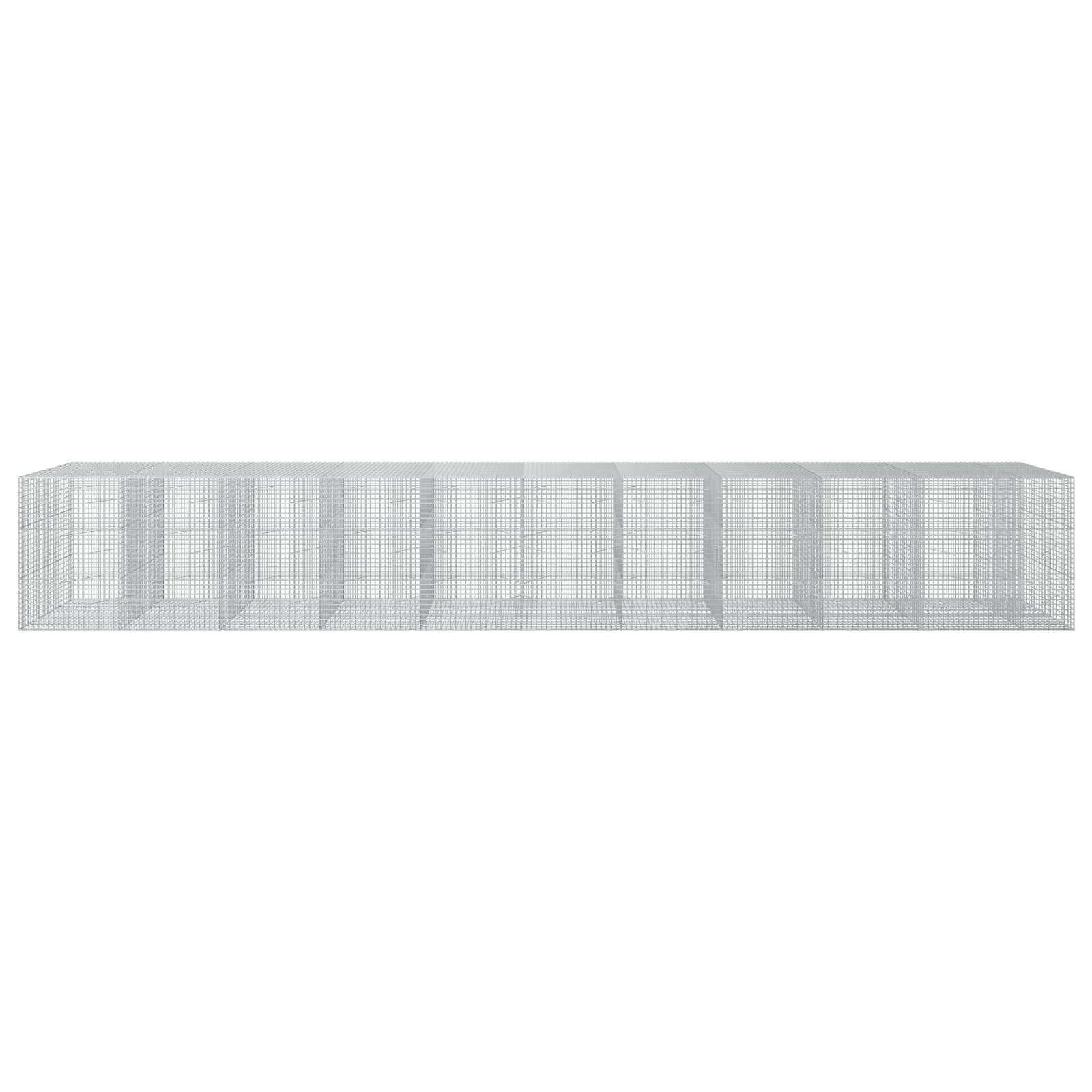 Γκαμπιόν με σύρμα 5 mm και πλέγμα 5x5 cm 1050x100x150 εκ - Image 3