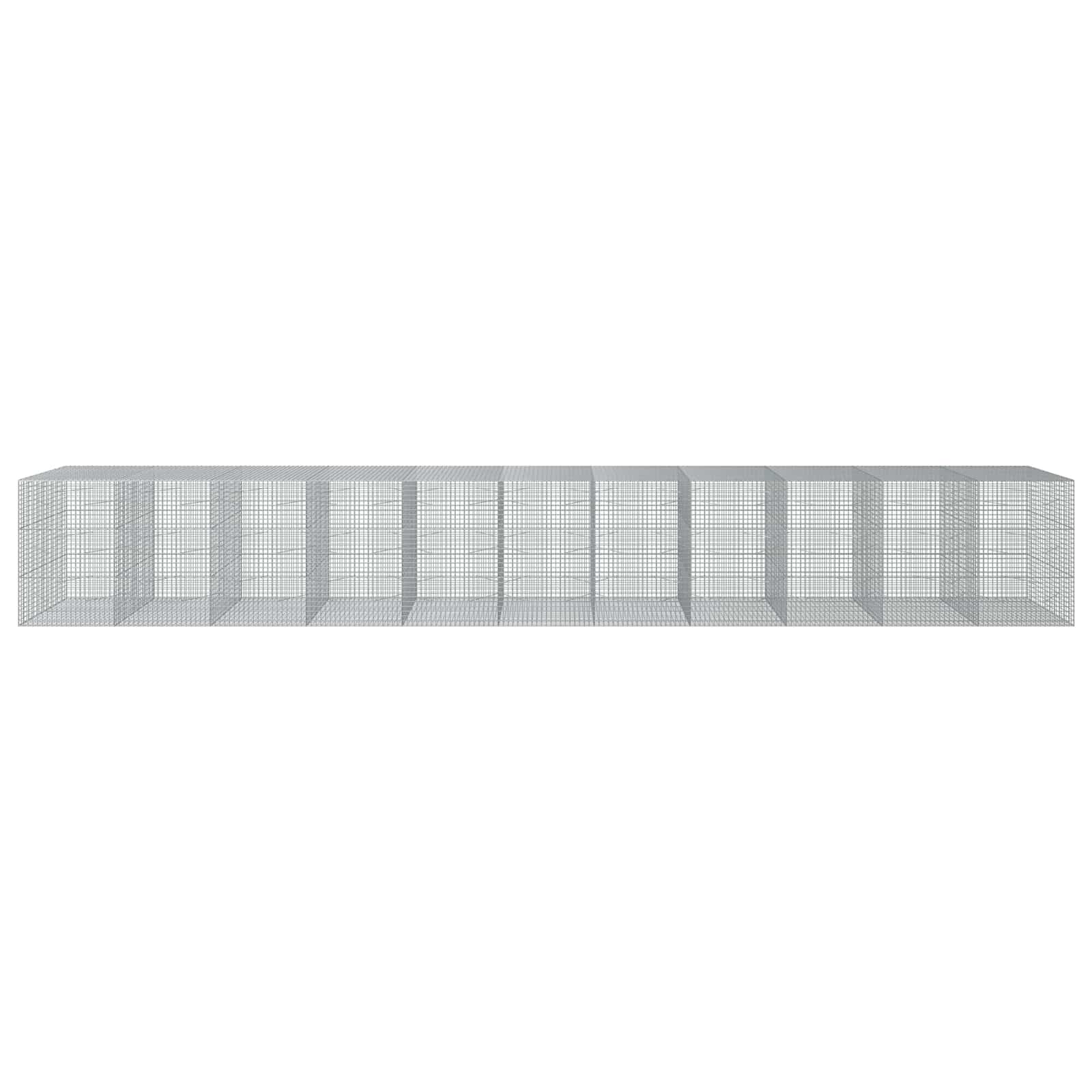 Γκαμπιόν με σύρμα 5 mm και πλέγμα 5x5 cm 1100x100x150 εκ. - Image 3