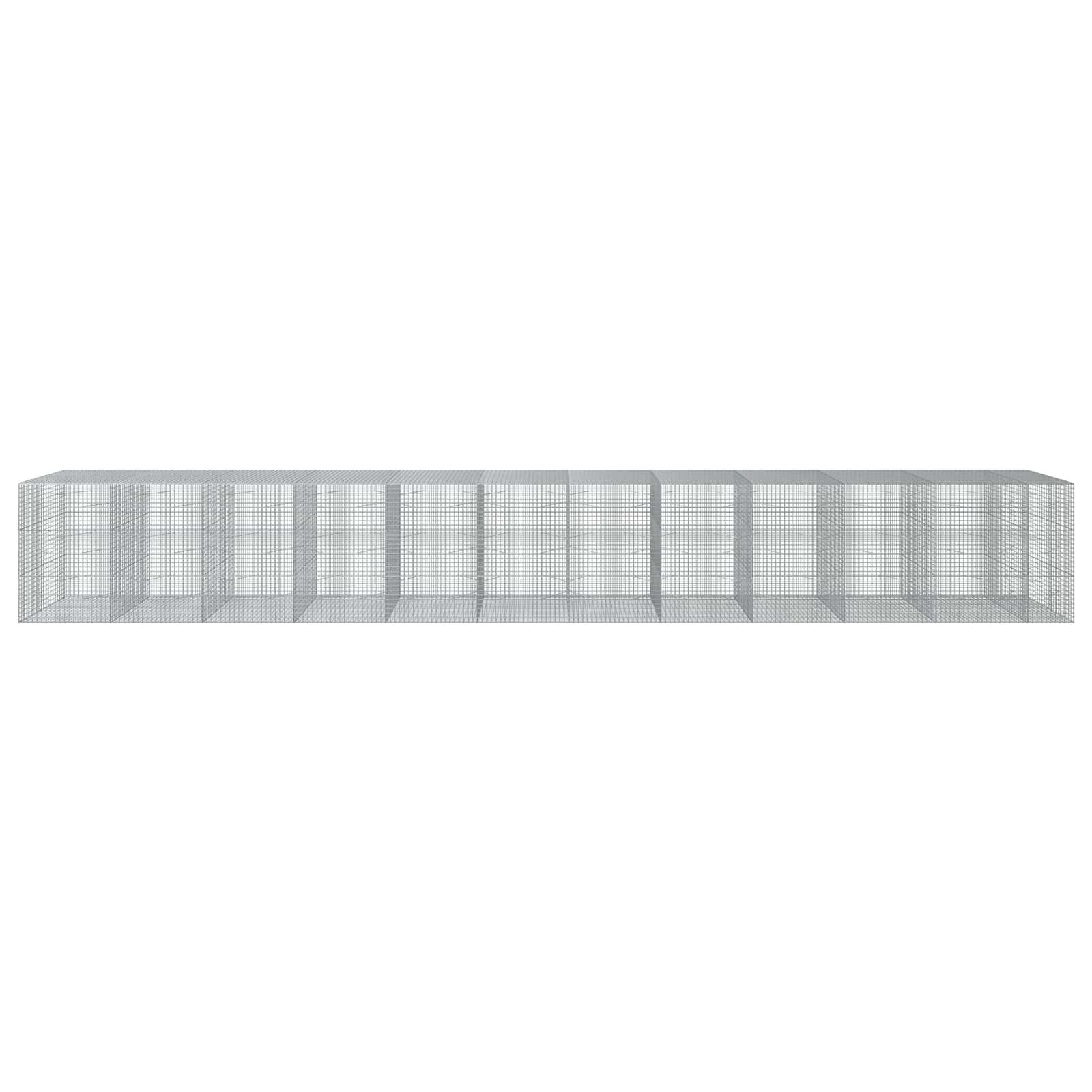 Γκαμπιόν με σύρμα 5 mm και πλέγμα 5x5 cm 1150x100x150 εκ. - Image 3