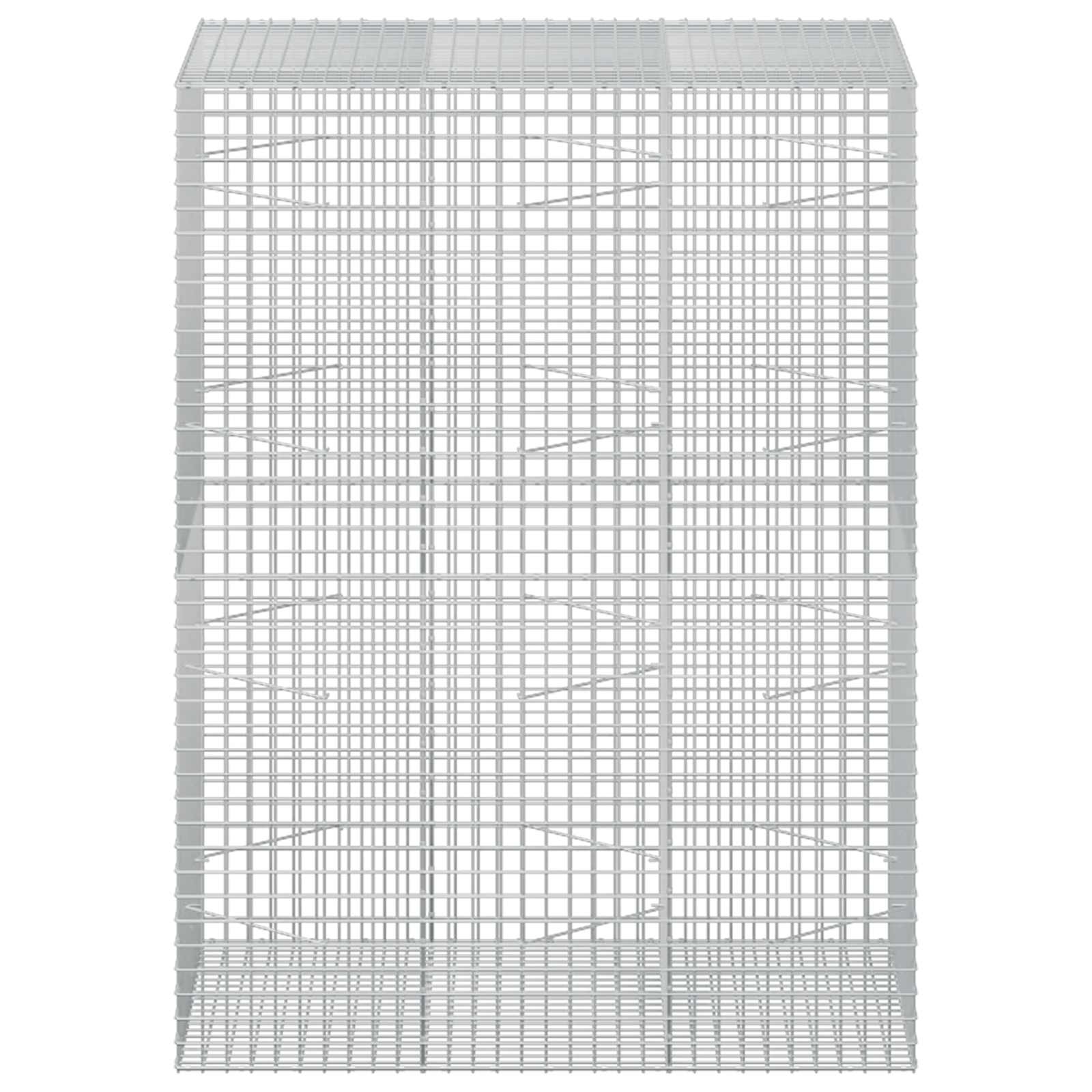 Gabion z žico 5 mm in mrežo 5x5 cm 150x100x200 cm