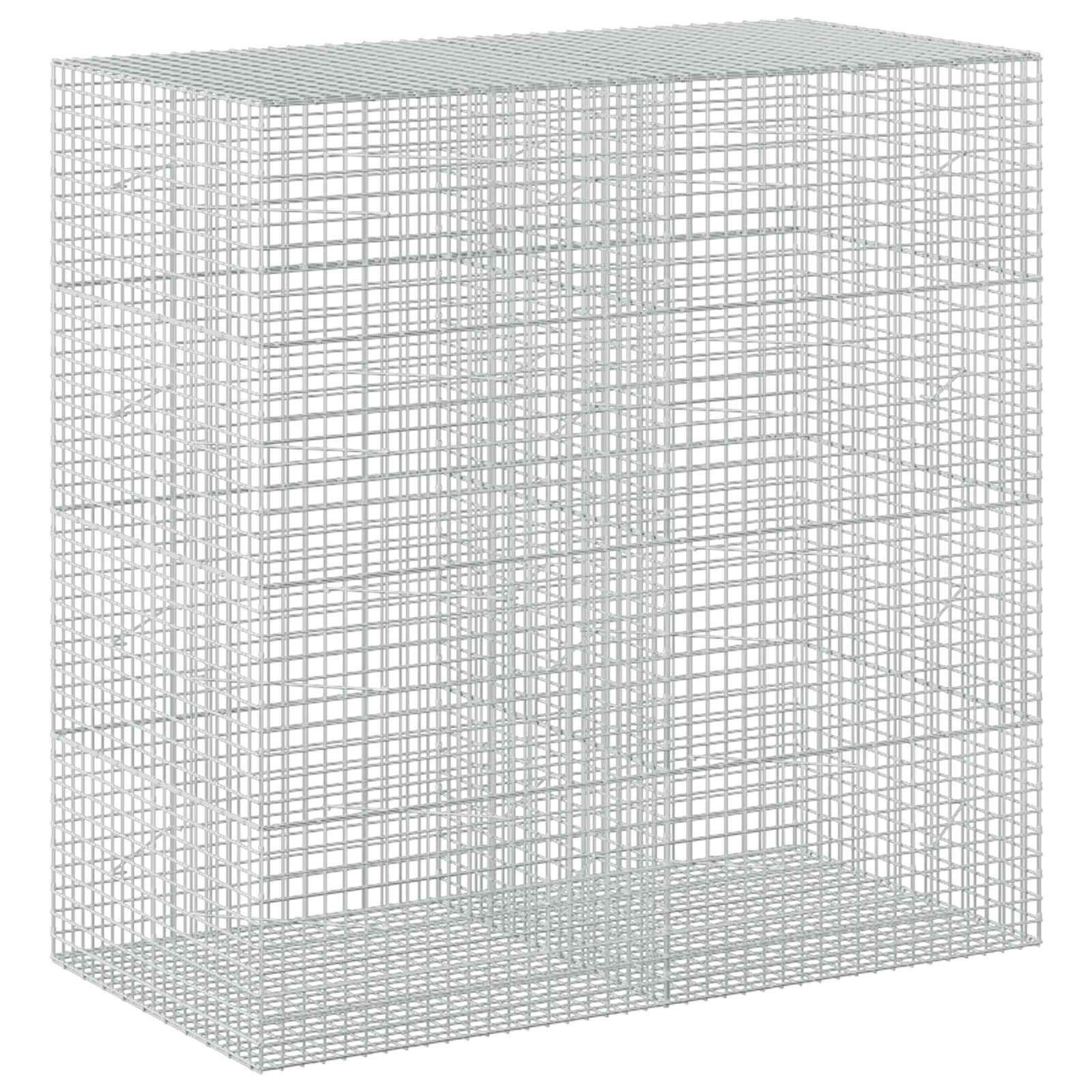 Gabion z žico 5 mm in mrežo 5x5 cm 200x100x200 cm