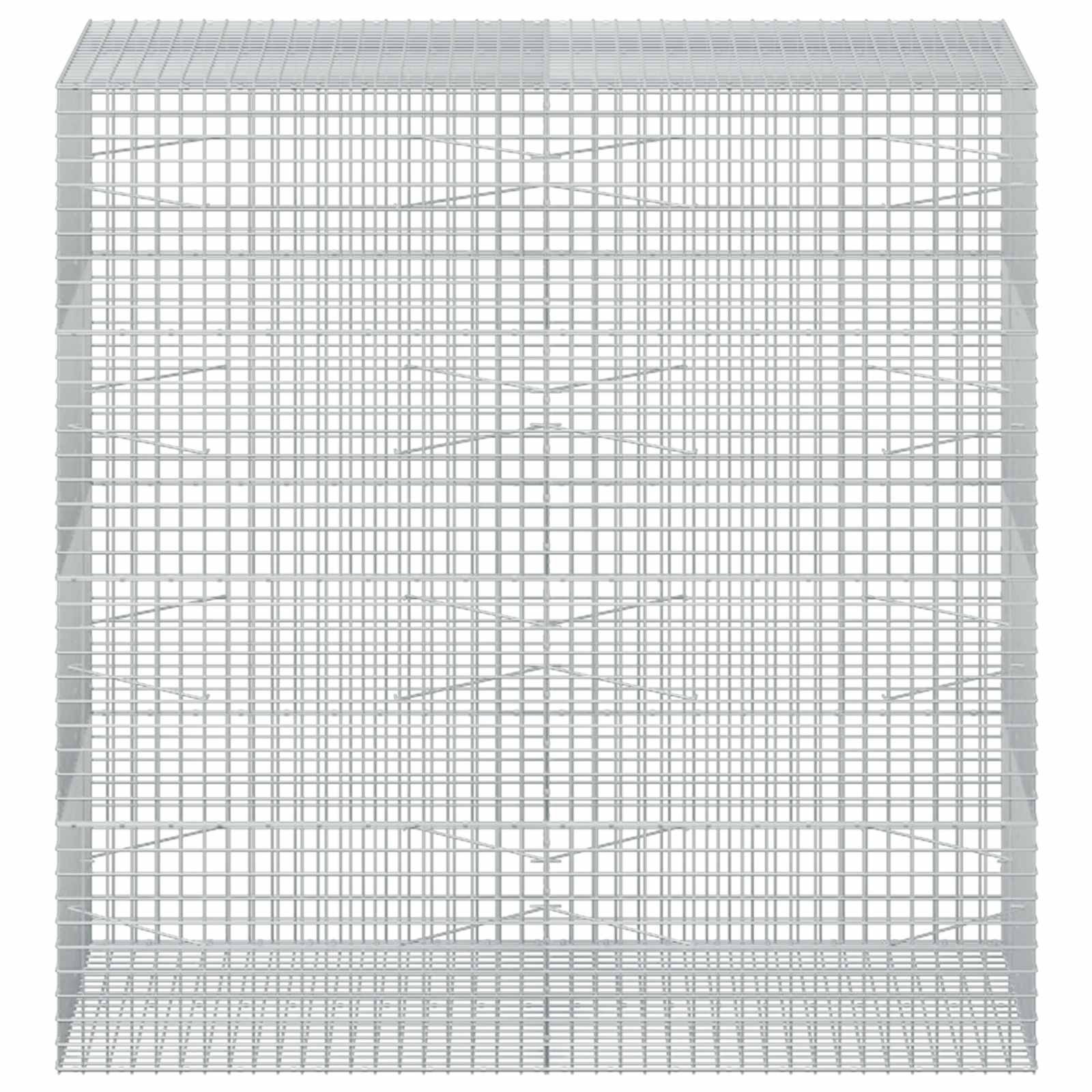 Gabion z žico 5 mm in mrežo 5x5 cm 200x100x200 cm
