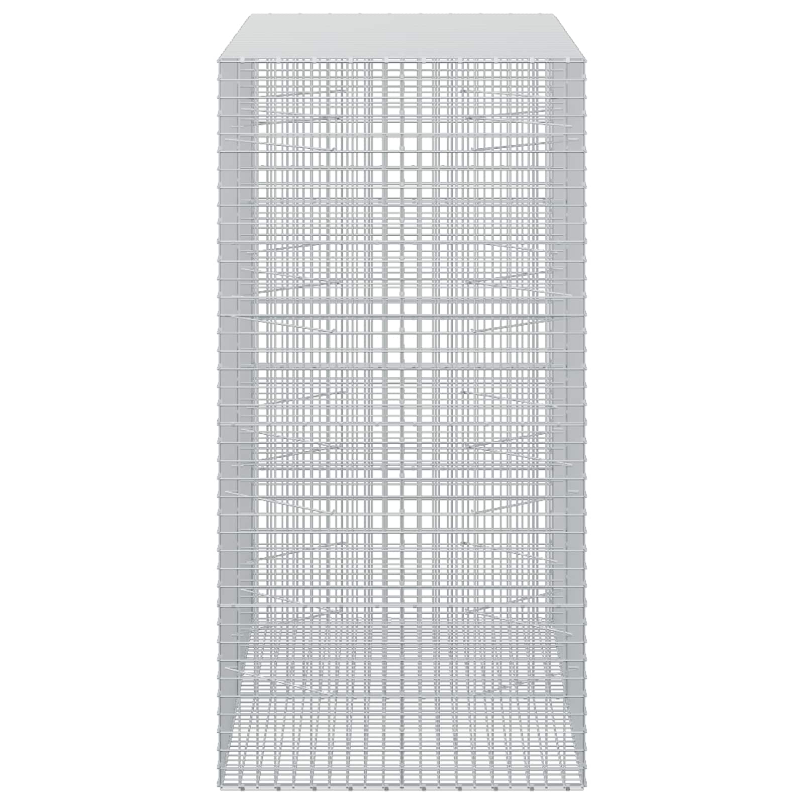 Gabion z žico 5 mm in mrežo 5x5 cm 200x100x200 cm