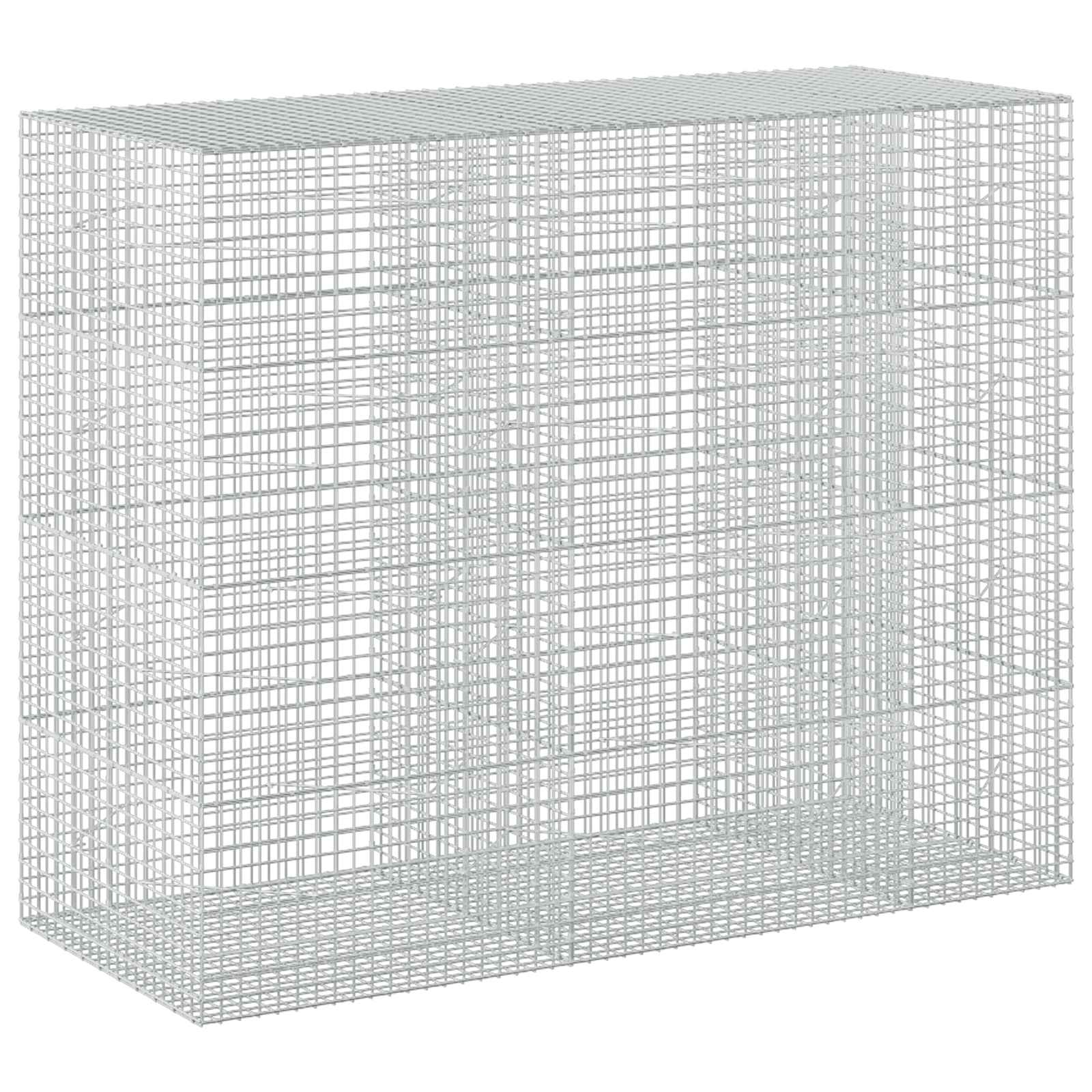 Gabion z žico 5 mm in mrežo 5x5 cm 250x100x200 cm
