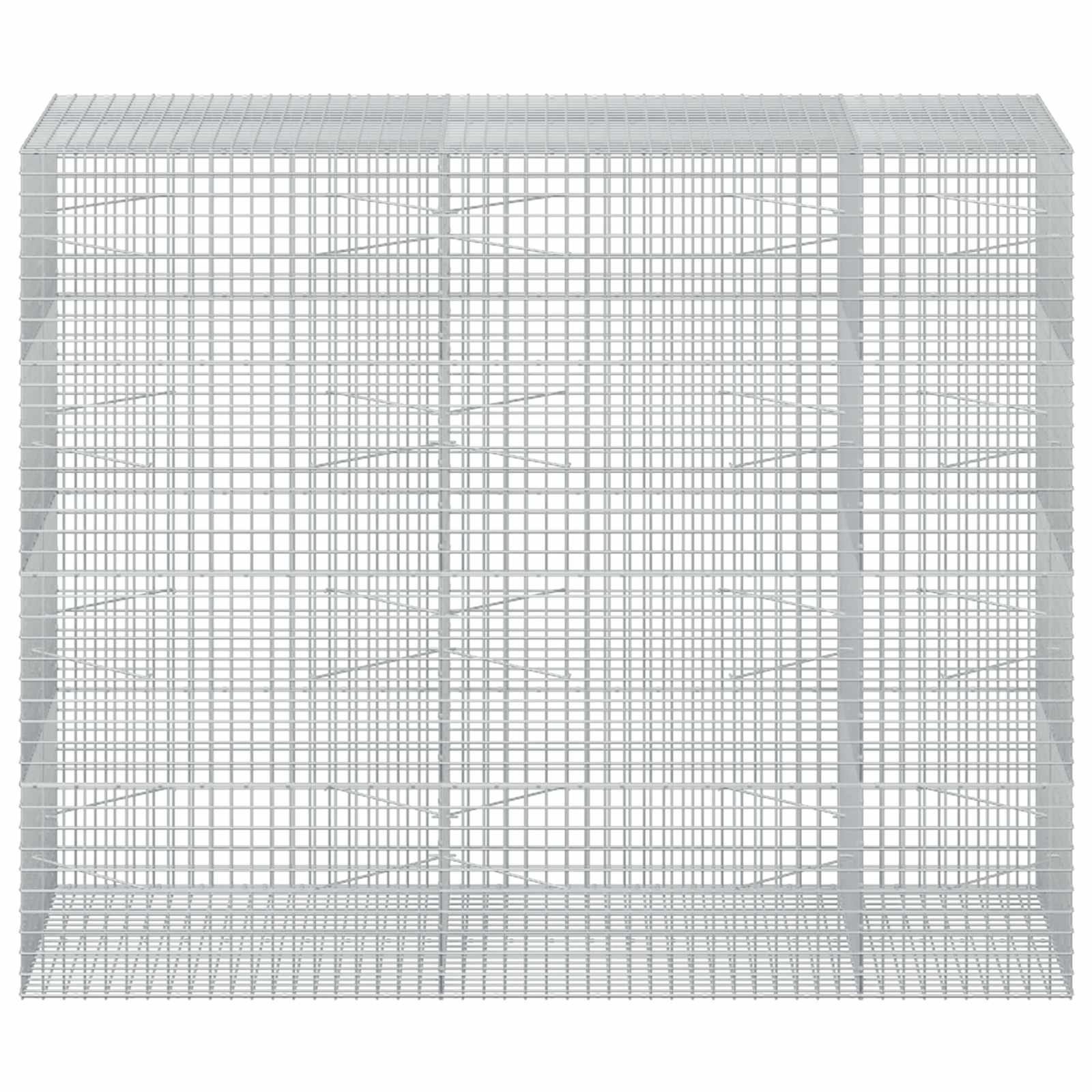Gabion z žico 5 mm in mrežo 5x5 cm 250x100x200 cm