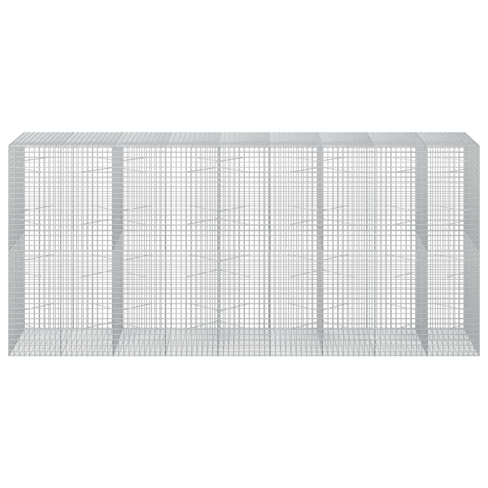 Gabion z žico 5 mm in mrežo 5x5 cm 450x100x200 cm