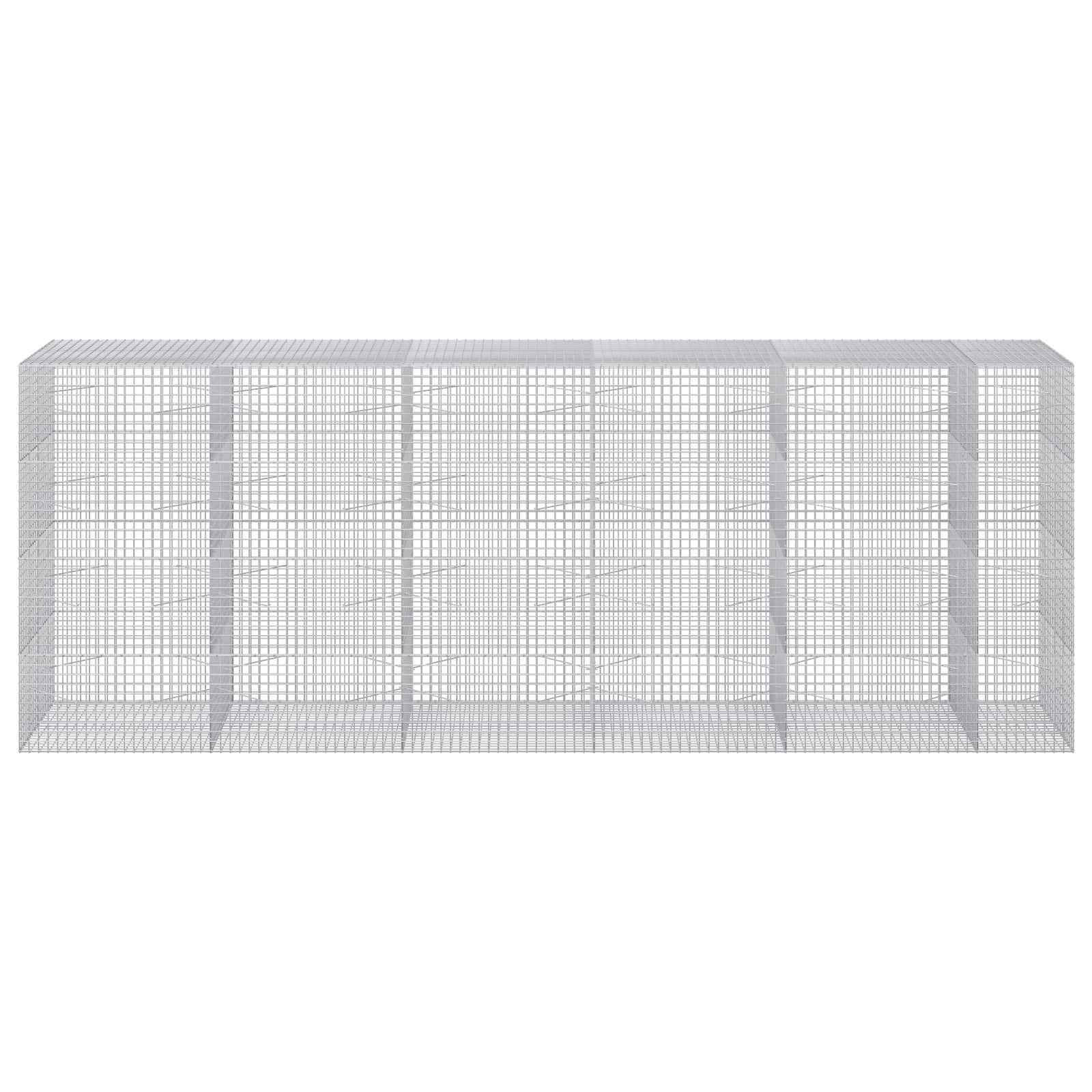 Gabion z žico 5 mm in mrežo 5x5 cm 550x100x200 cm