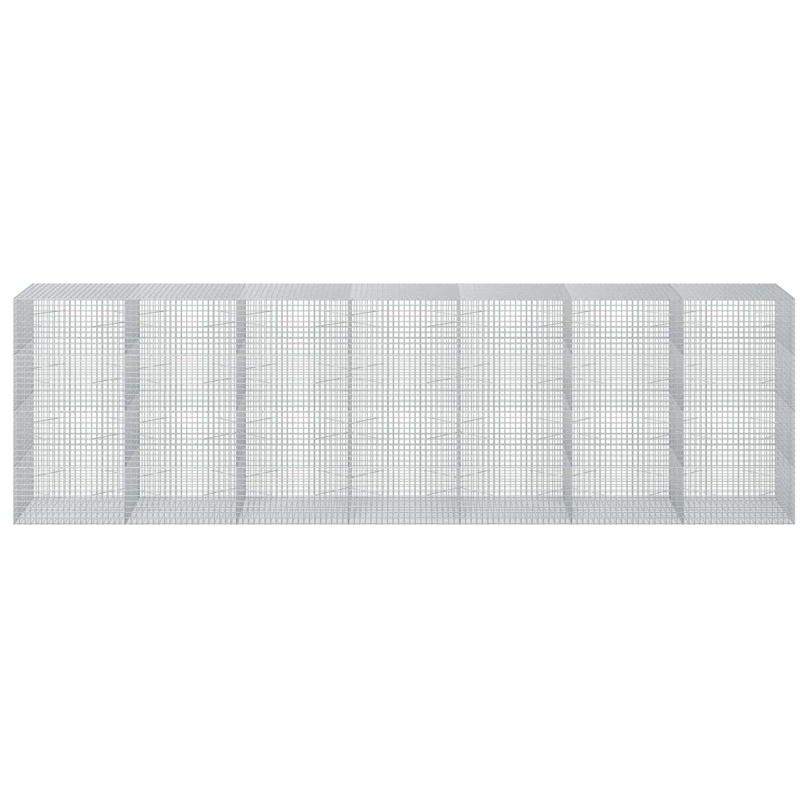 Gabion z žico 5 mm in mrežo 5x5 cm 700x100x200 cm
