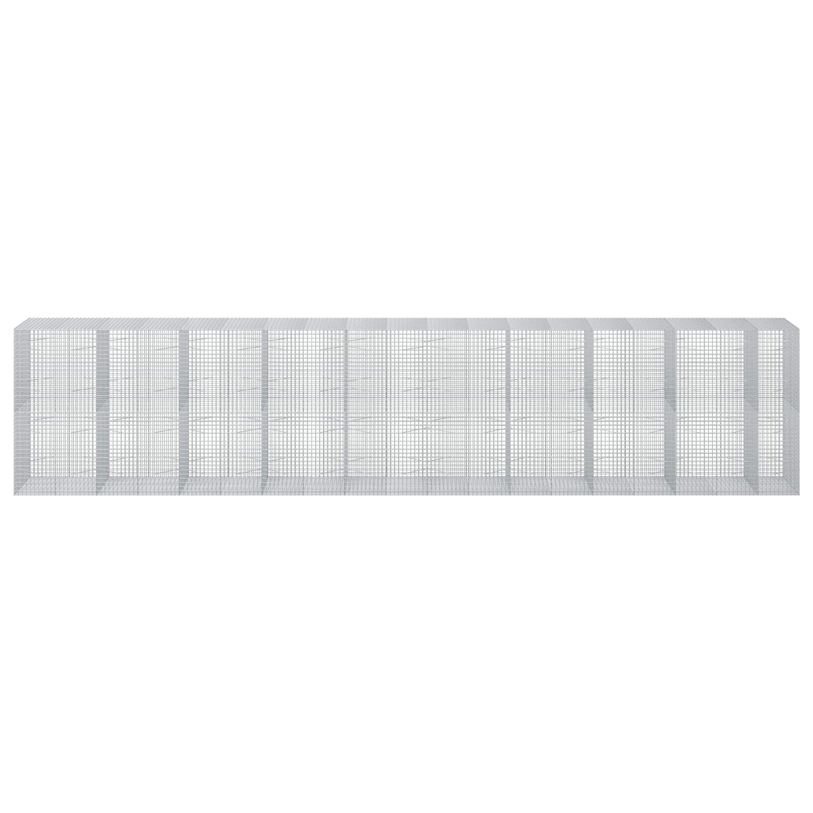 Gabion z žico 5 mm in mrežo 5x5 cm 950x100x200 cm