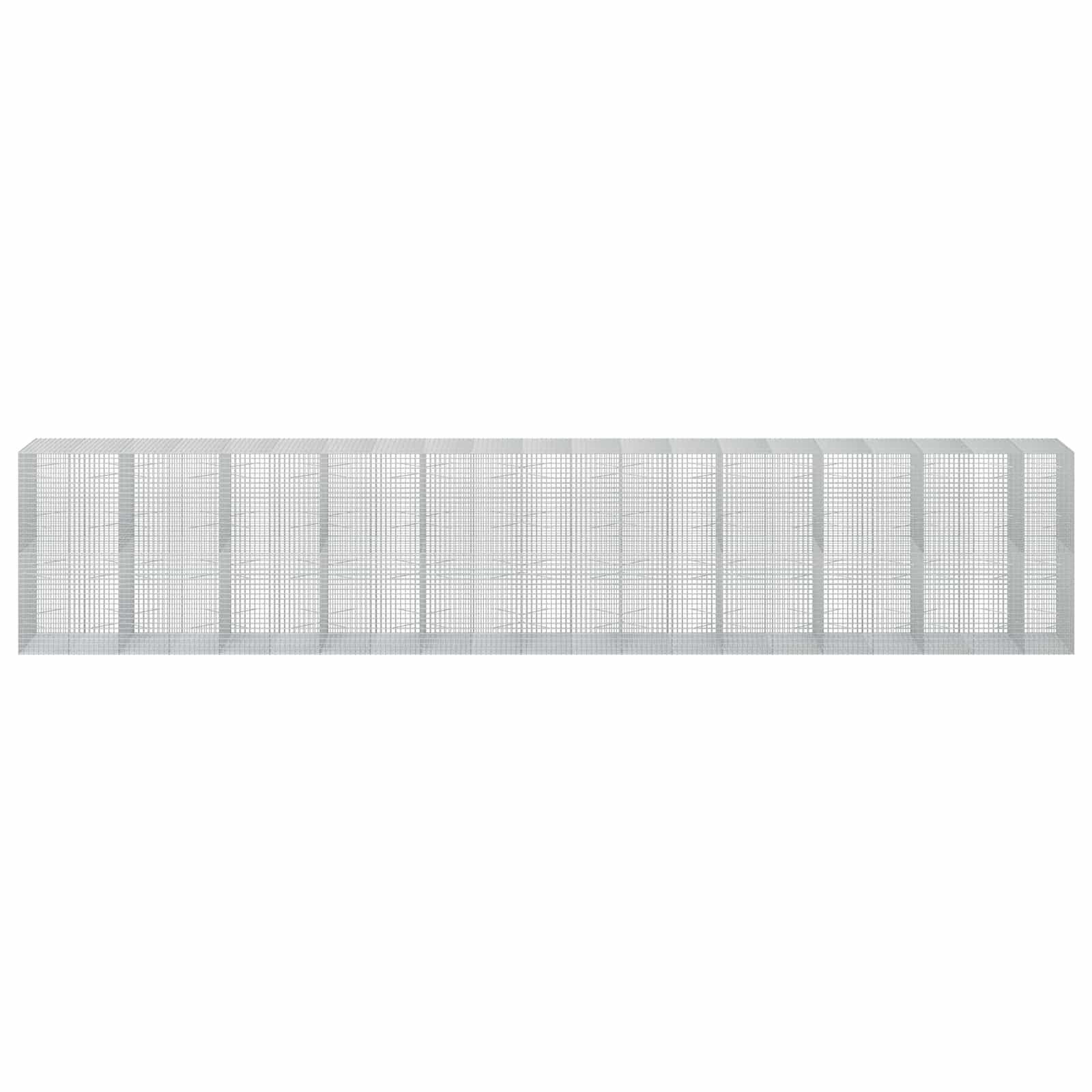 Gabion z žico 5 mm in mrežo 5x5 cm 1050x100x200 cm