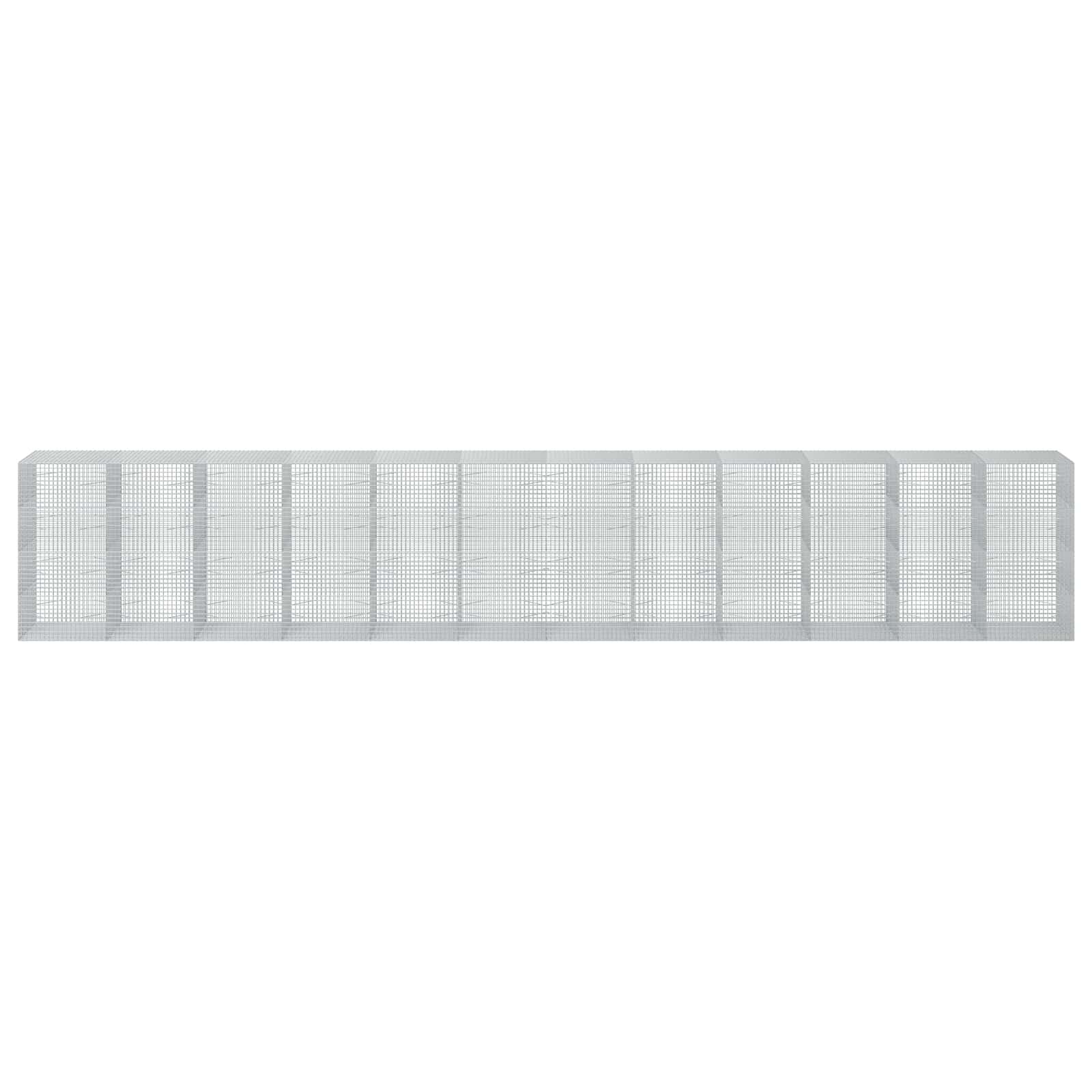 Gabion z žico 5 mm in mrežo 5x5 cm 1200x100x200 cm