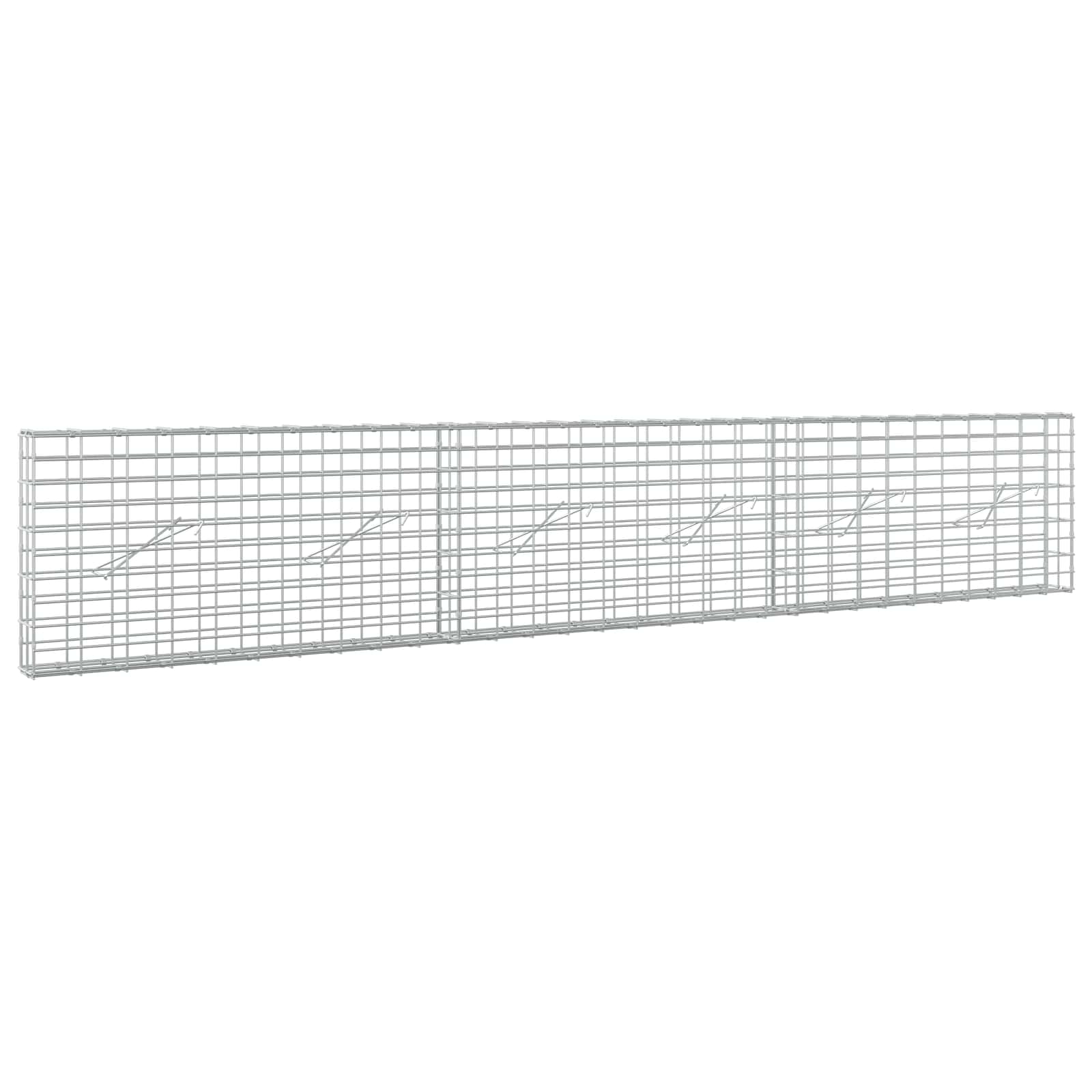 vidaXL Gabion s drátem 5 mm a síťkou 5x10 cm 300x10x50 cm