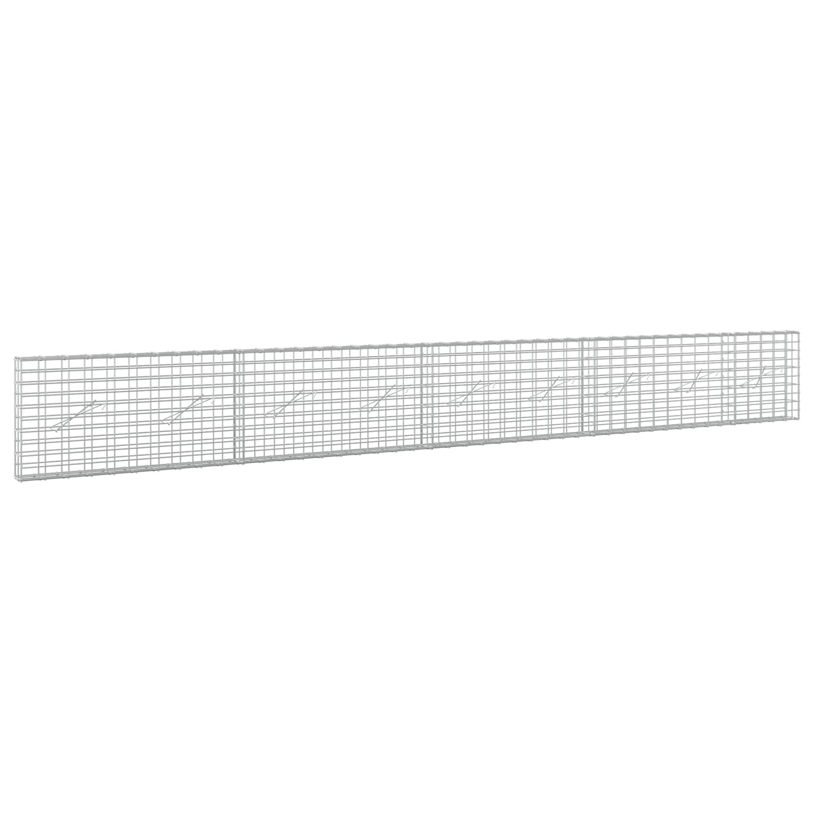vidaXL Gabion s drátem 5 mm a síťkou 5x10 cm 450x10x50 cm