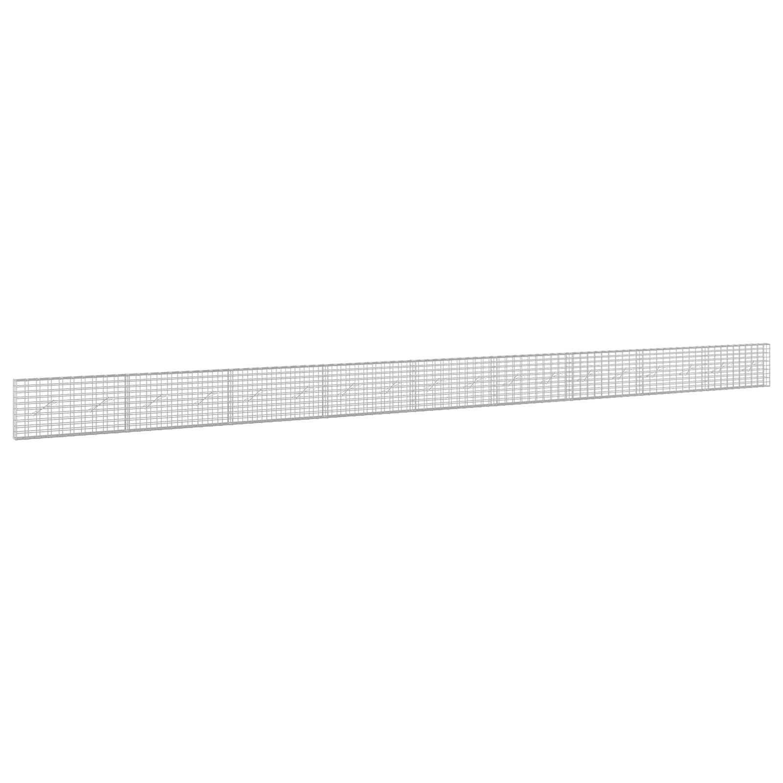 Gabion z žico 5 mm in mrežo 5x10 cm 900x10x50 cm