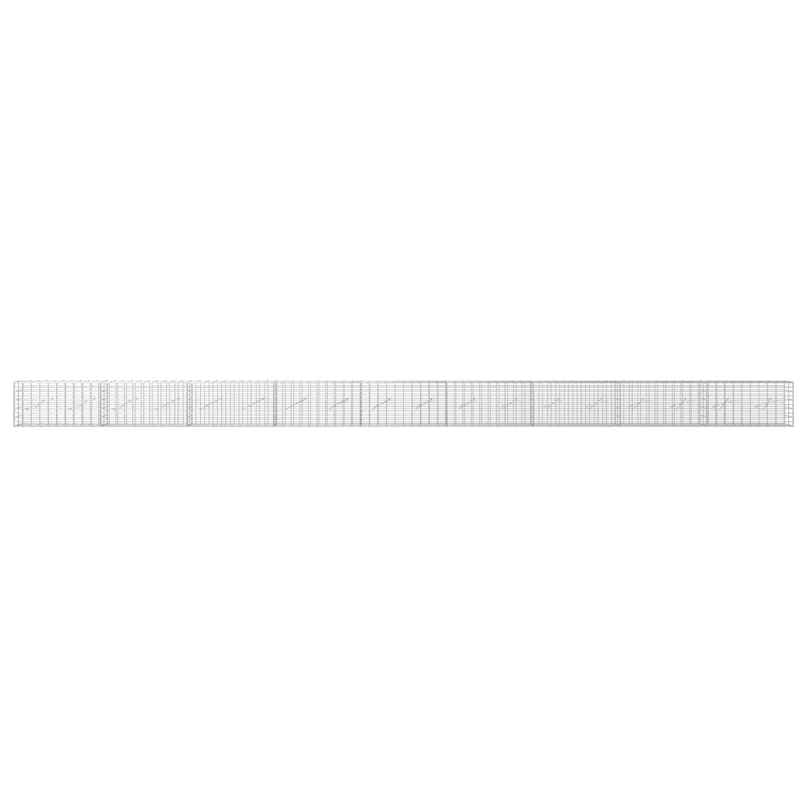 Gabion z žico 5 mm in mrežo 5x10 cm 900x10x50 cm
