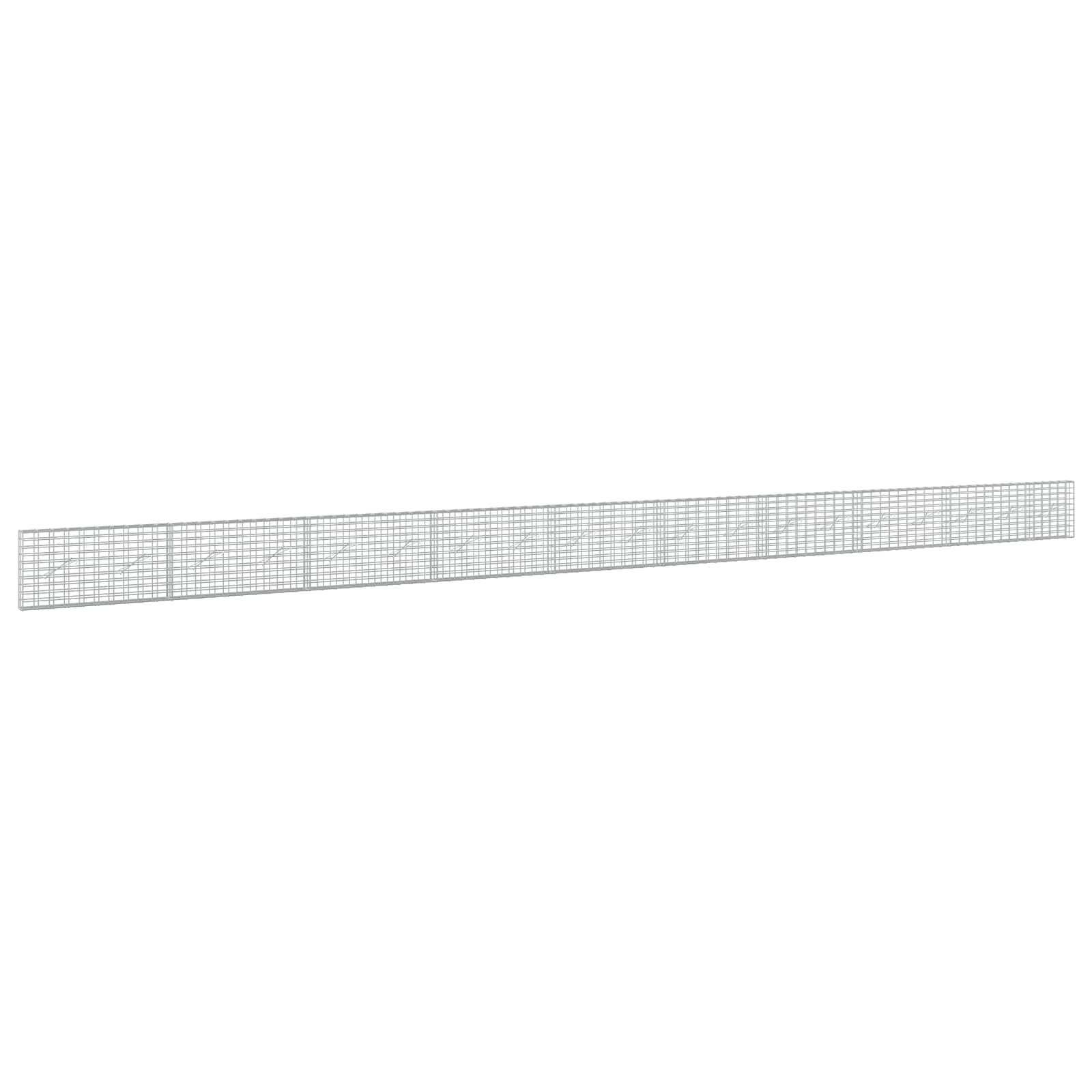 Gabion z žico 5 mm in mrežo 5x10 cm 950x10x50 cm