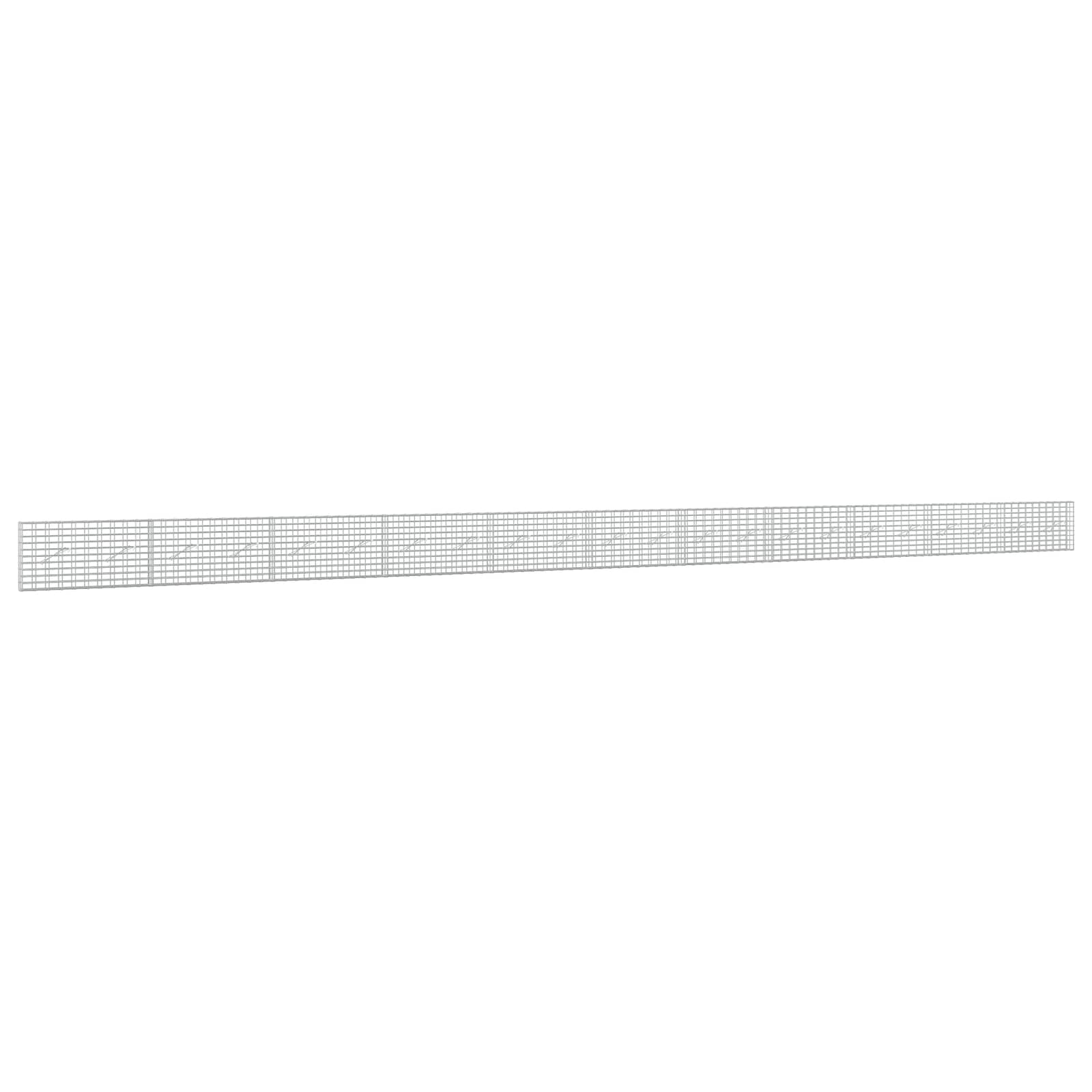 Gabion z žico 5 mm in mrežo 5x10 cm 1100x10x50 cm
