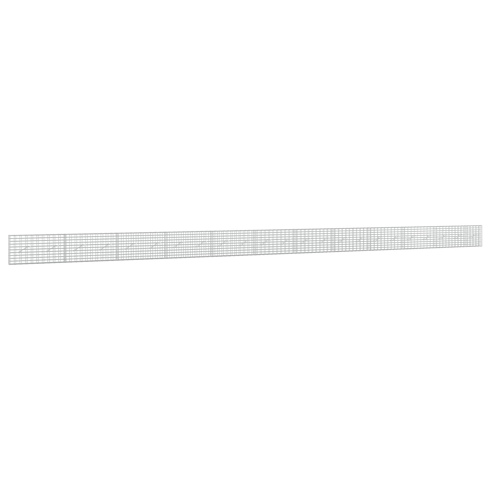 Gabion z žico 5 mm in mrežo 5x10 cm 1150x10x50 cm