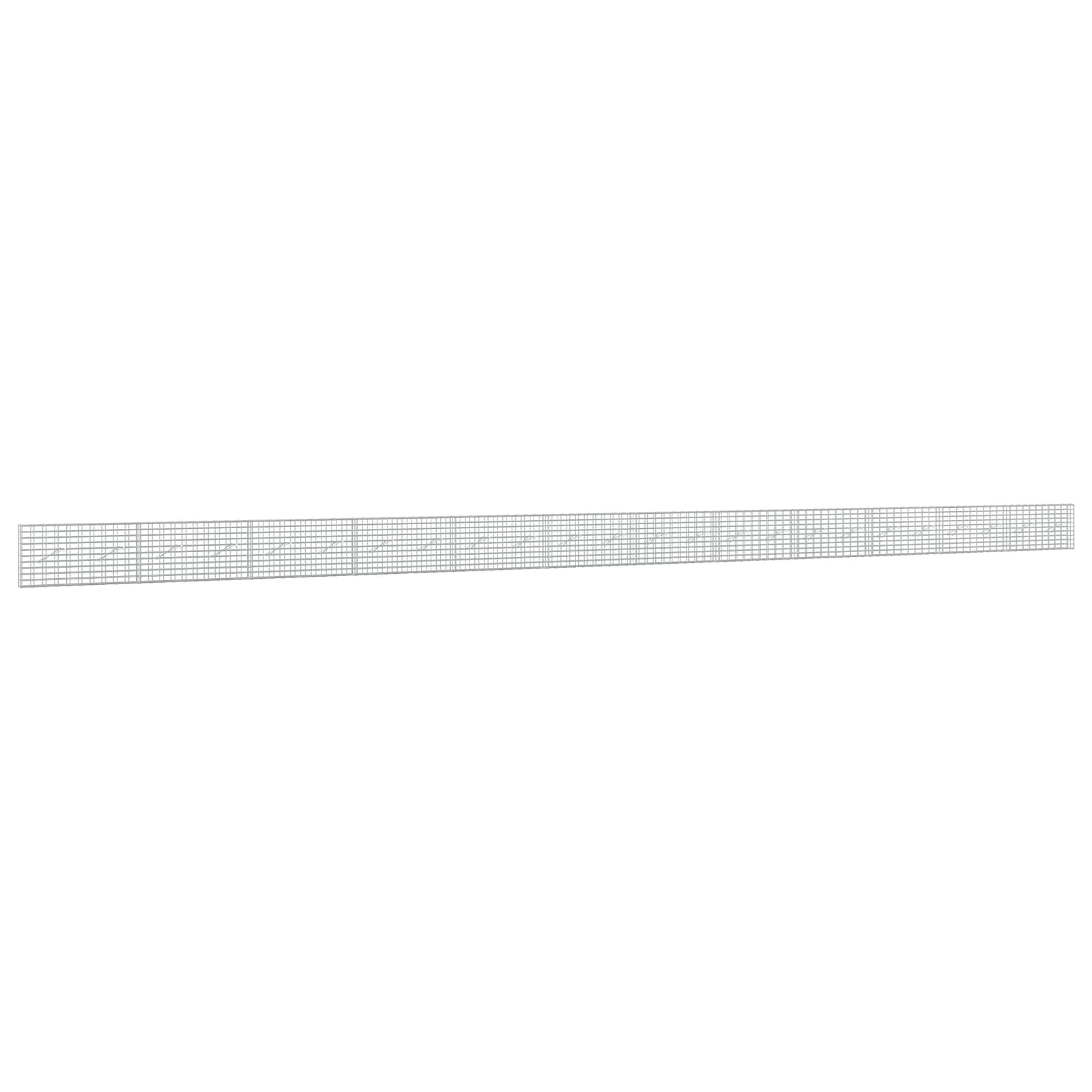 Gabion z žico 5 mm in mrežo 5x10 cm 1200x10x50 cm