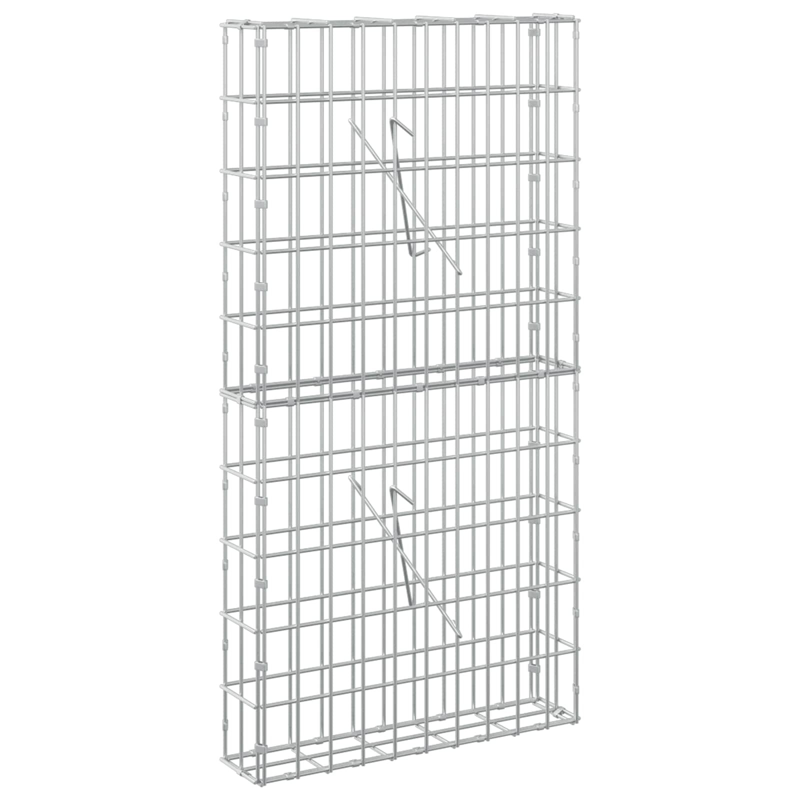 Gabion z žico 5 mm in mrežo 5x10 cm 50x10x100 cm