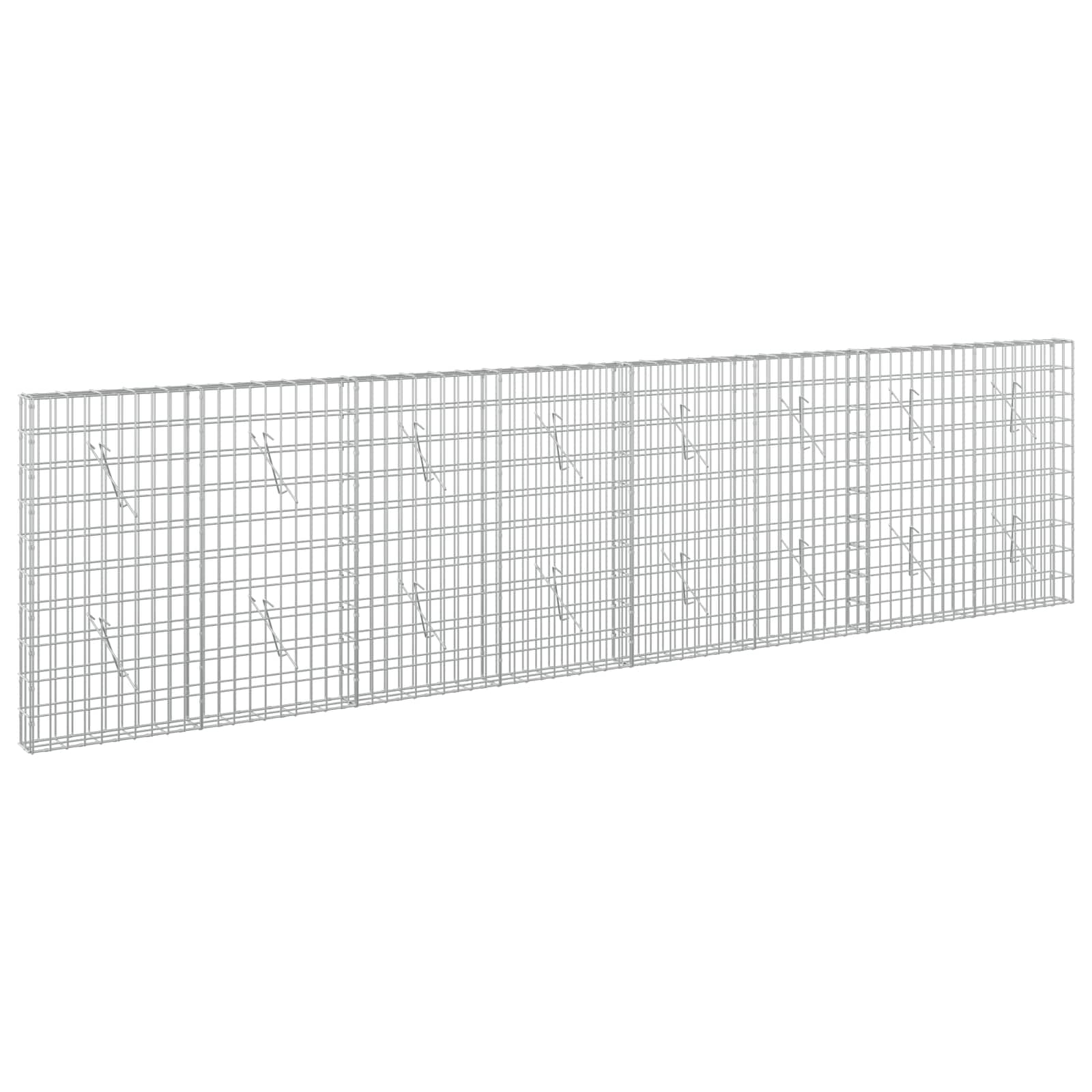 vidaXL Gabion s drátem 5 mm a síťkou 5x10 cm 400x10x100 cm
