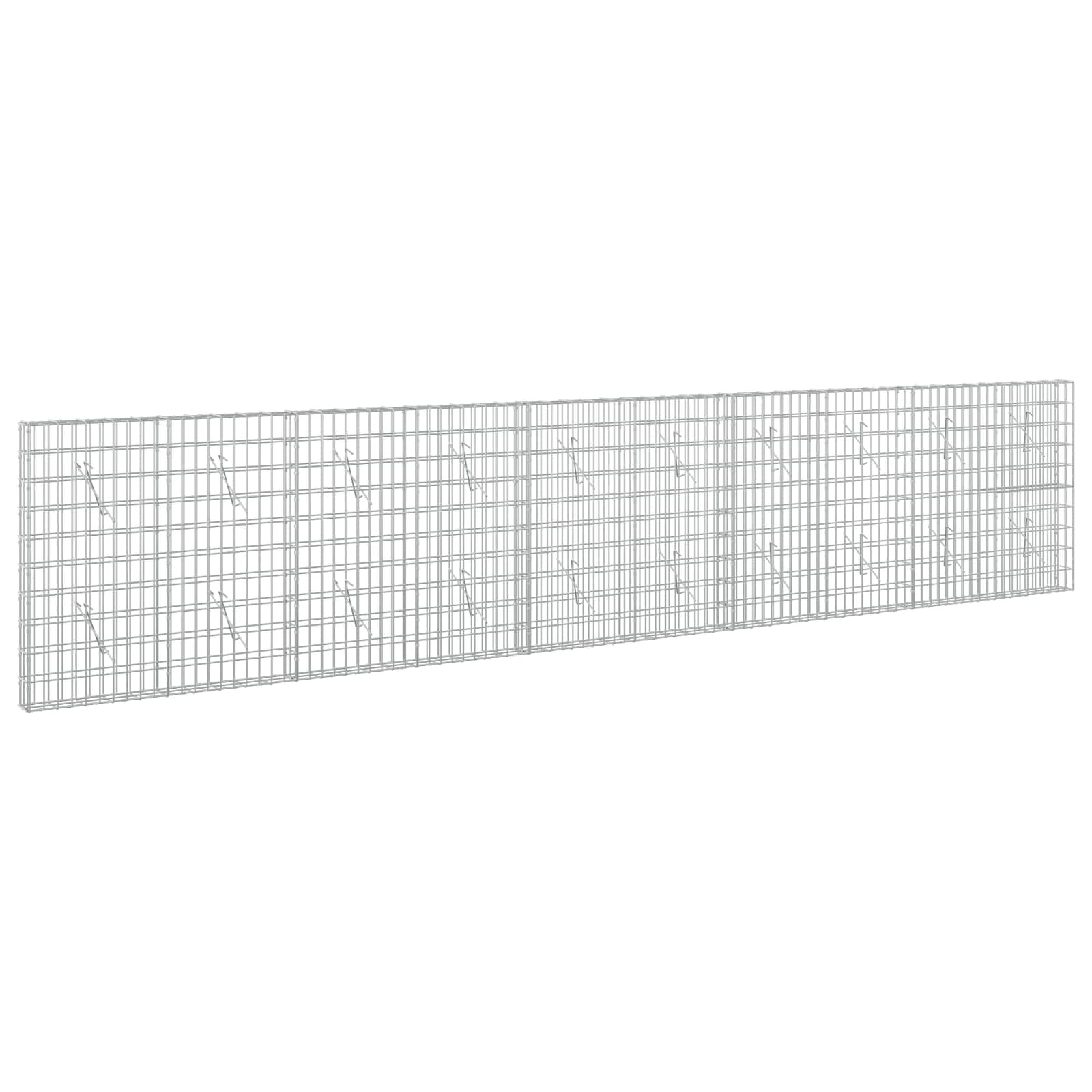 Gabion z žico 5 mm in mrežo 5x10 cm 500x10x100 cm