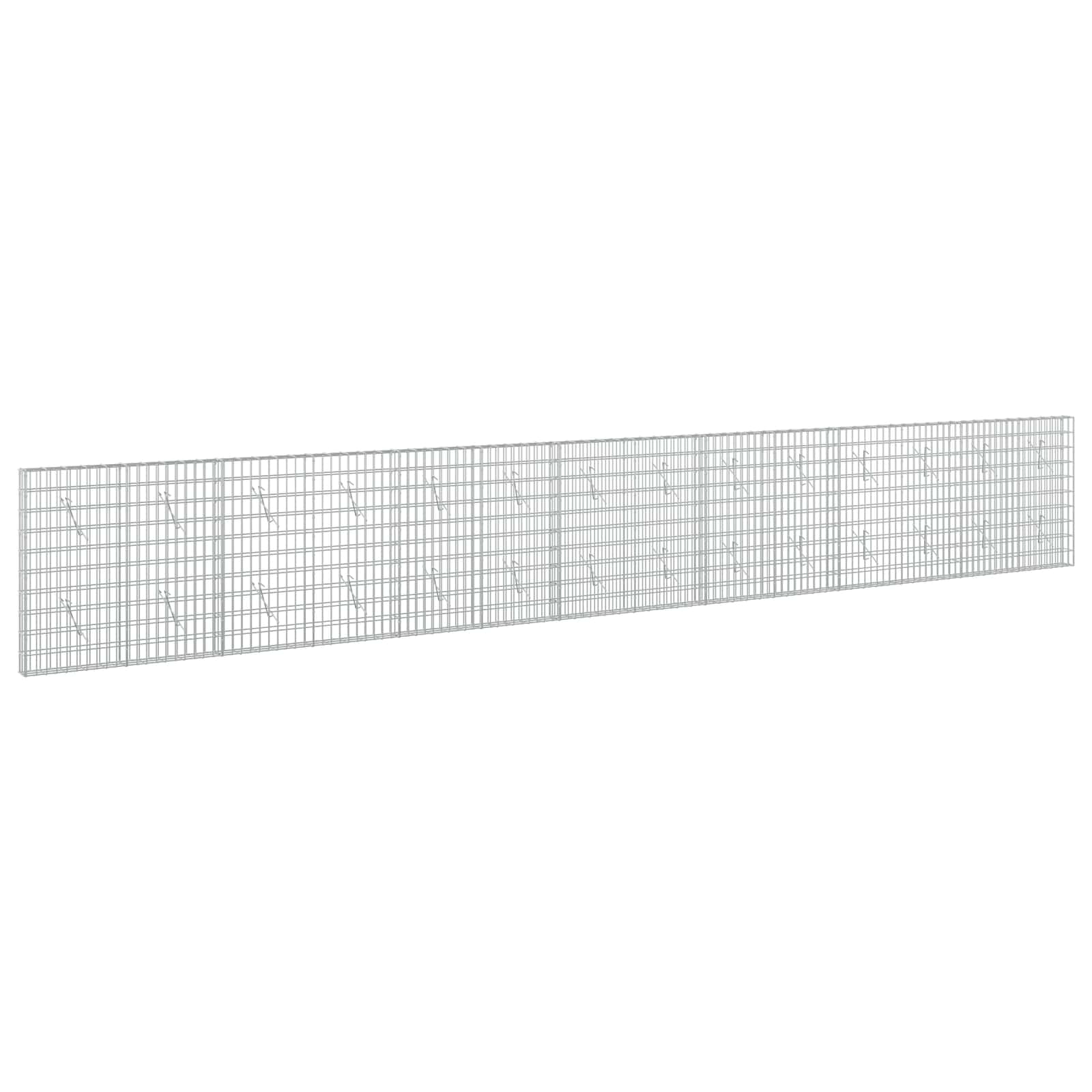 vidaXL Gabion s drátem 5 mm a síťkou 5x10 cm 700x10x100 cm