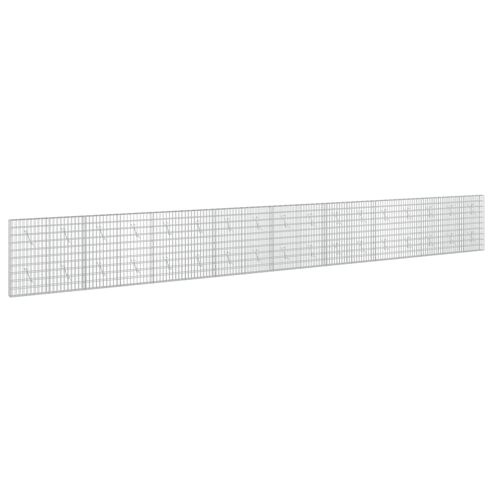 vidaXL Gabion s drátem 5 mm a síťkou 5x10 cm 850x10x100 cm