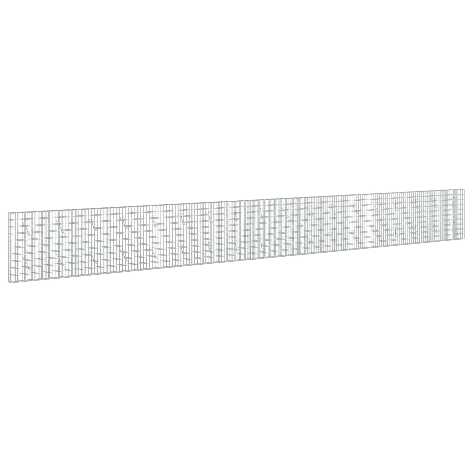 Gabion z žico 5 mm in mrežo 5x10 cm 900x10x100 cm