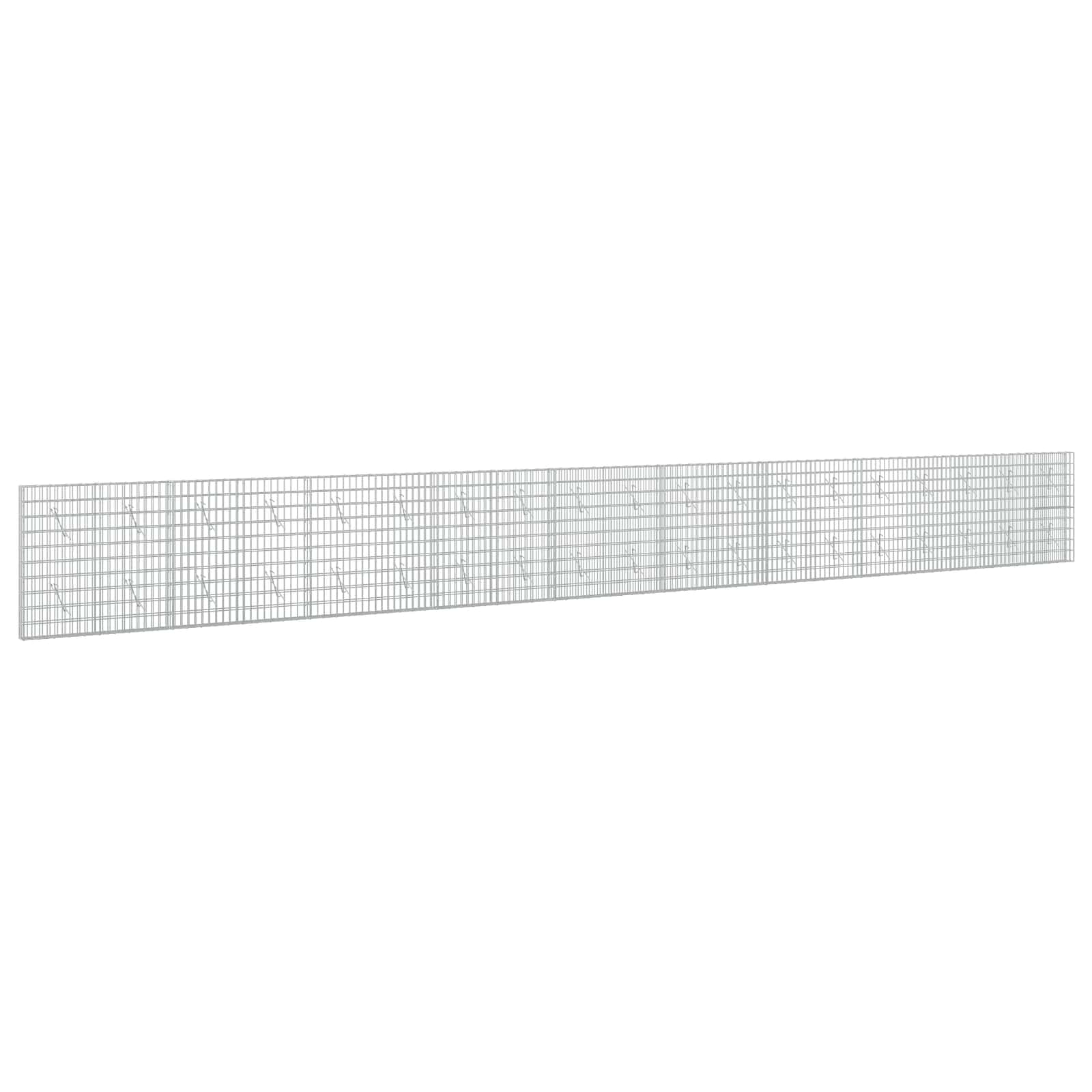 Gabion z žico 5 mm in mrežo 5x10 cm 950x10x100 cm