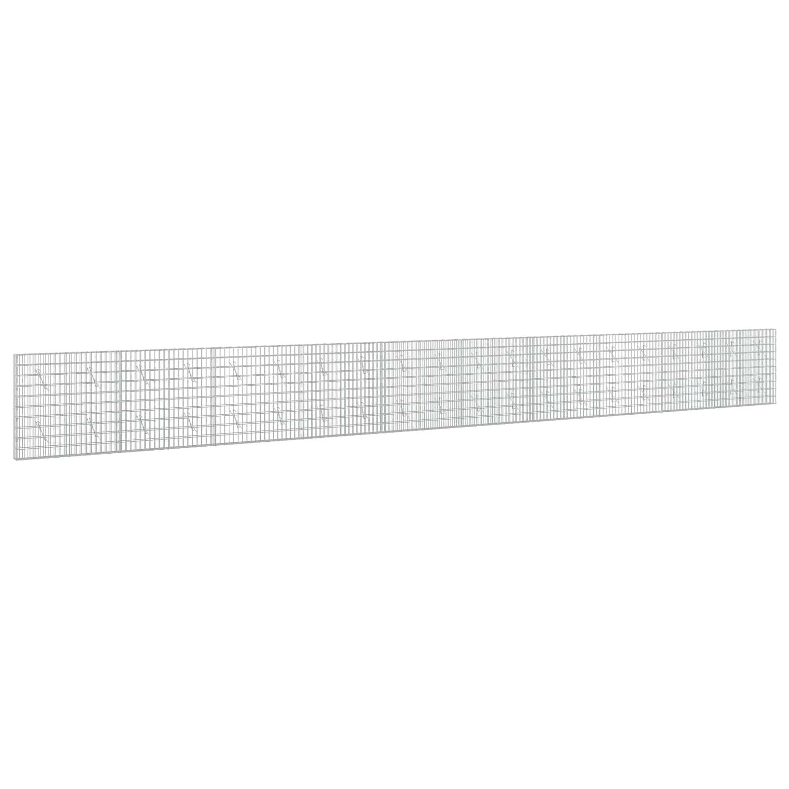 vidaXL Gabion s drátem 5 mm a síťkou 5x10 cm 1000x10x100 cm