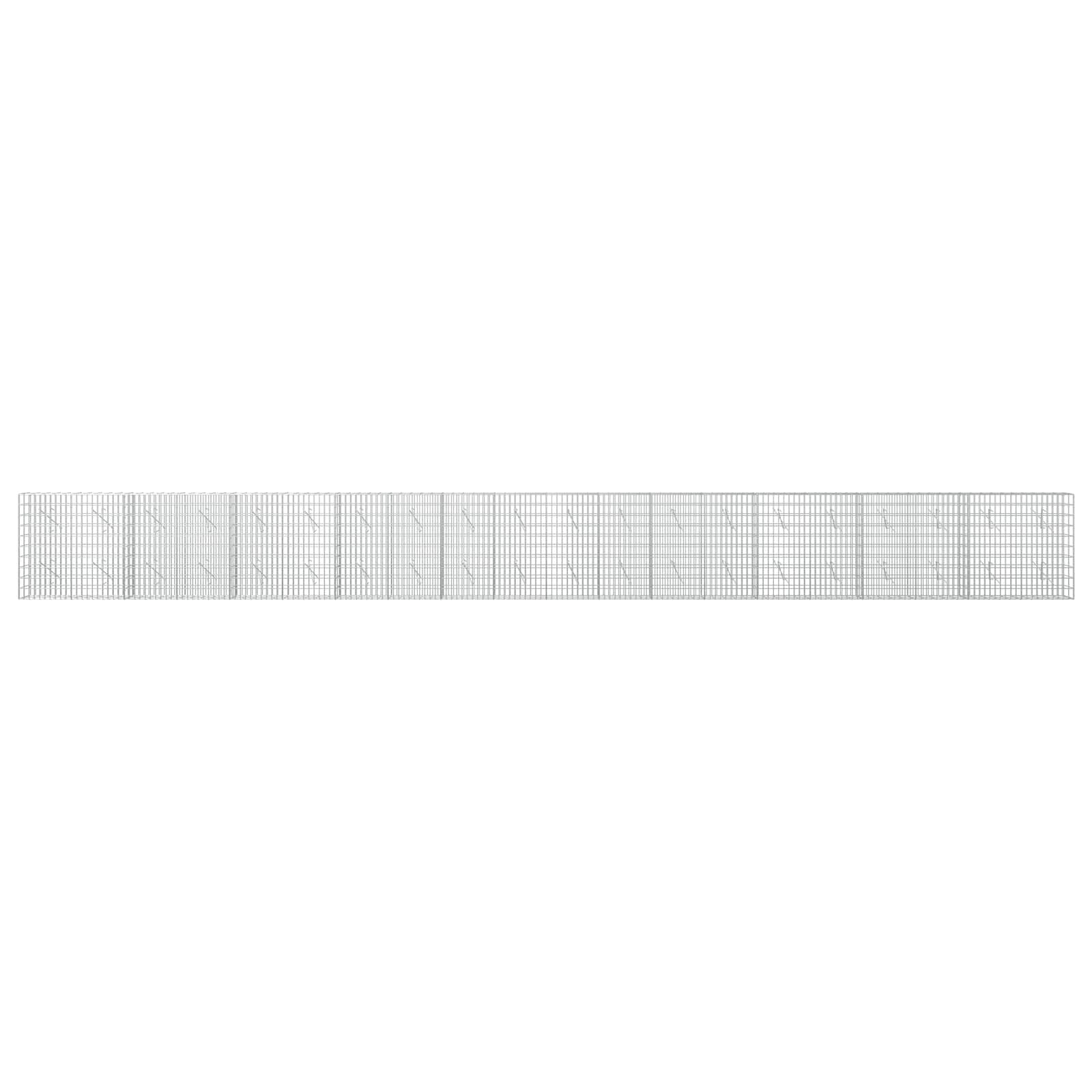 Gabion z žico 5 mm in mrežo 5x10 cm 1000x10x100 cm