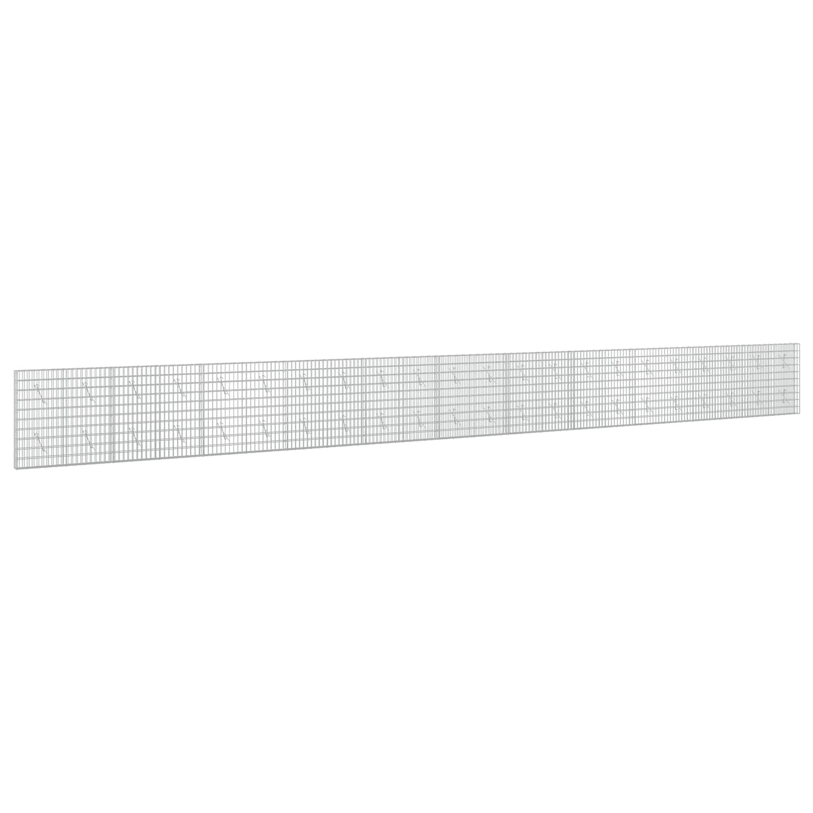 Gabion z žico 5 mm in mrežo 5x10 cm 1100x10x100 cm