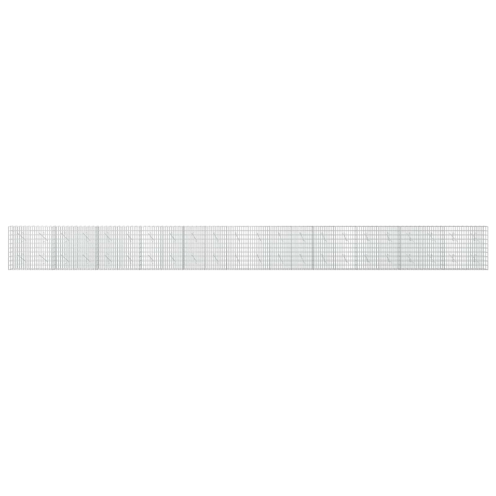 Gabion z žico 5 mm in mrežo 5x10 cm 1100x10x100 cm