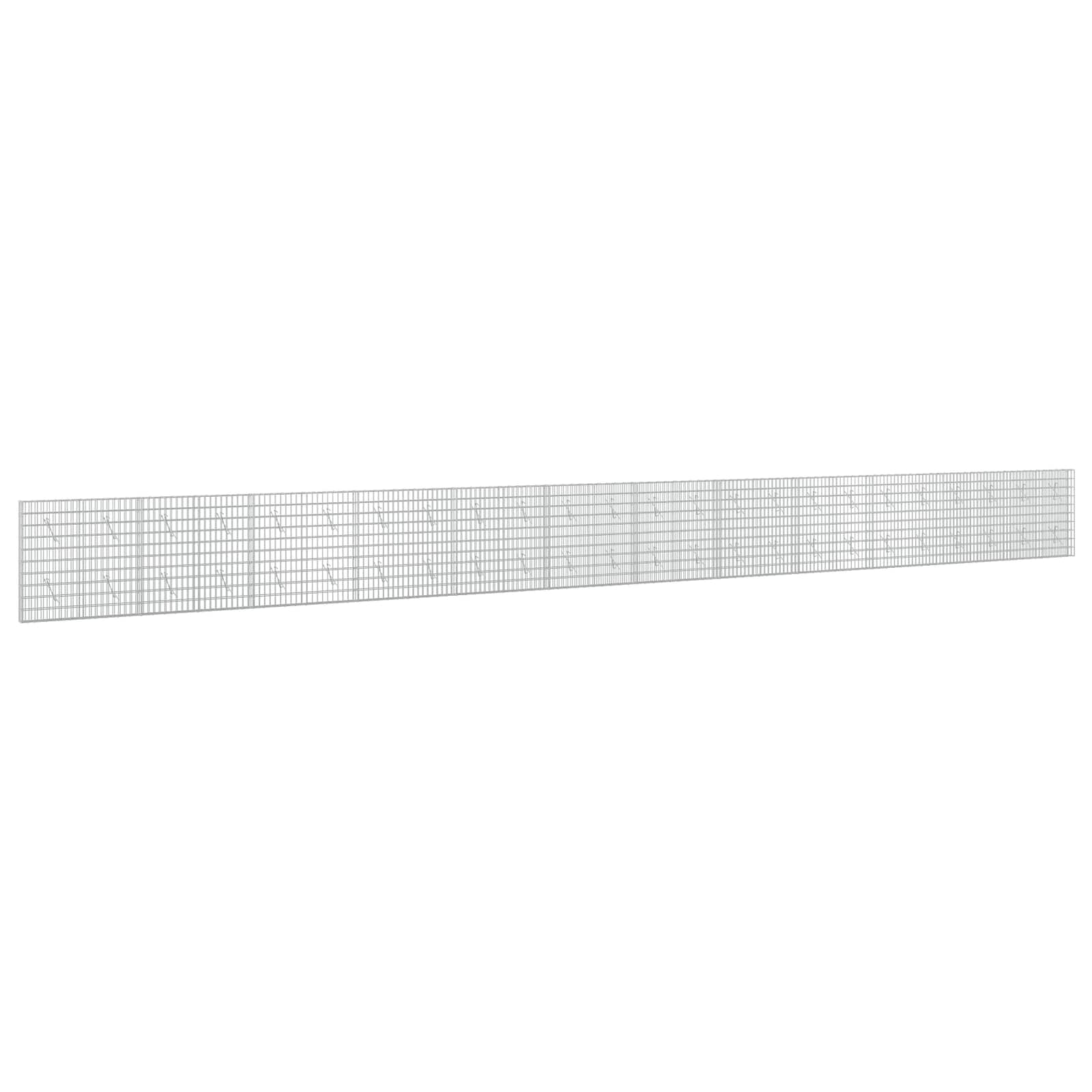 vidaXL Gabion s drátem 5 mm a síťkou 5x10 cm 1200x10x100 cm
