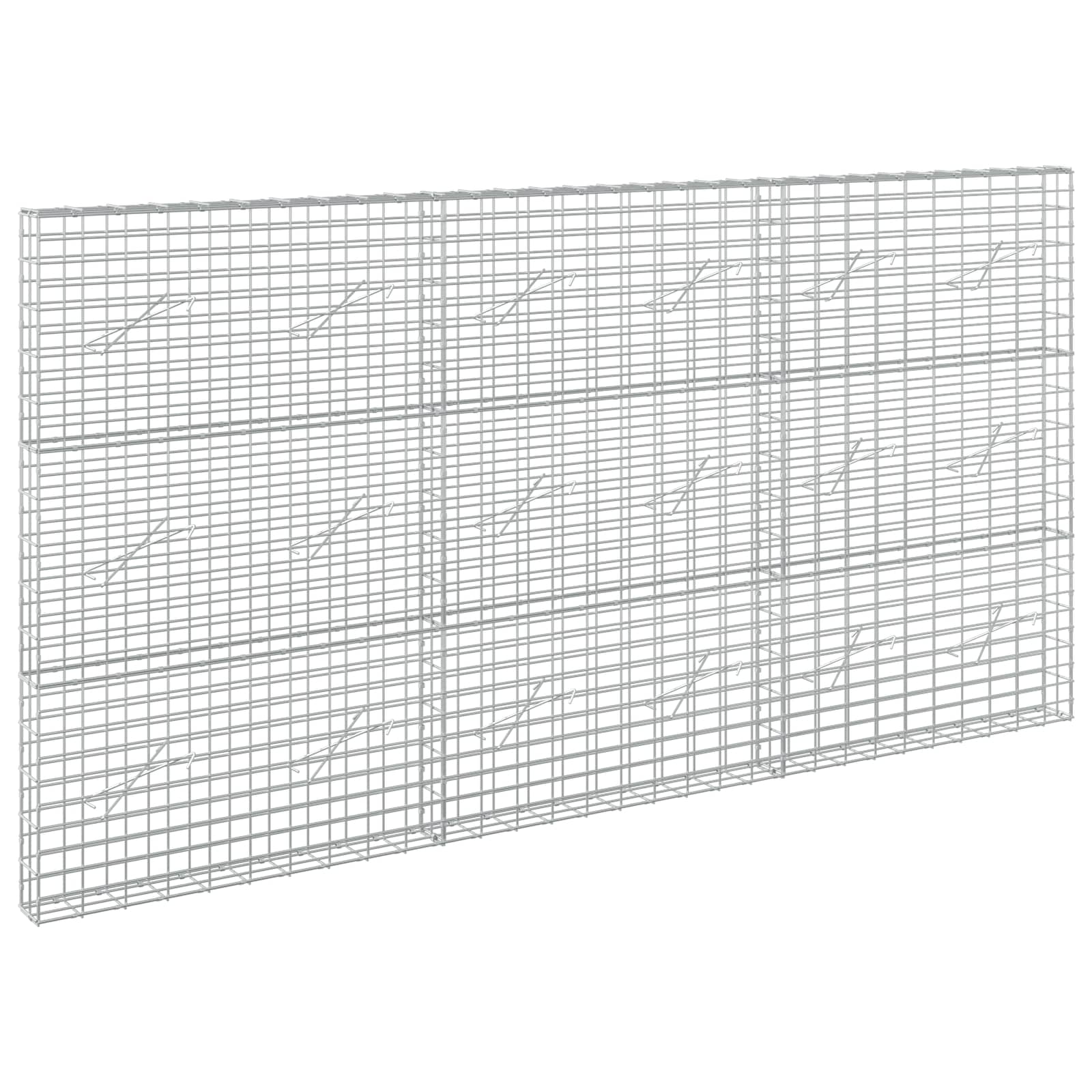 vidaXL Gabion s drátem 5 mm a síťkou 5x10 cm 300x10x150 cm
