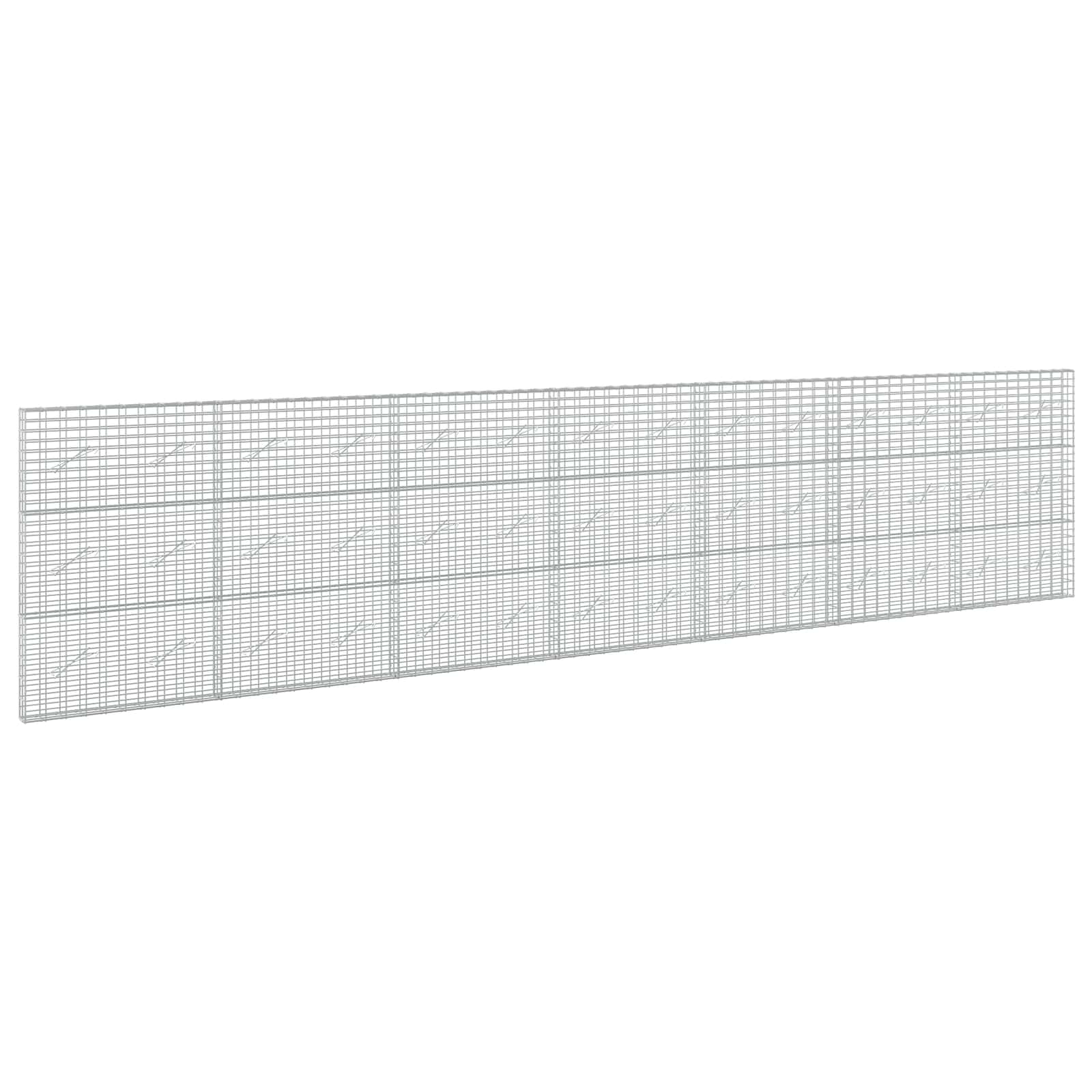 vidaXL Gabion s drátem 5 mm a síťkou 5x10 cm 700x10x150 cm