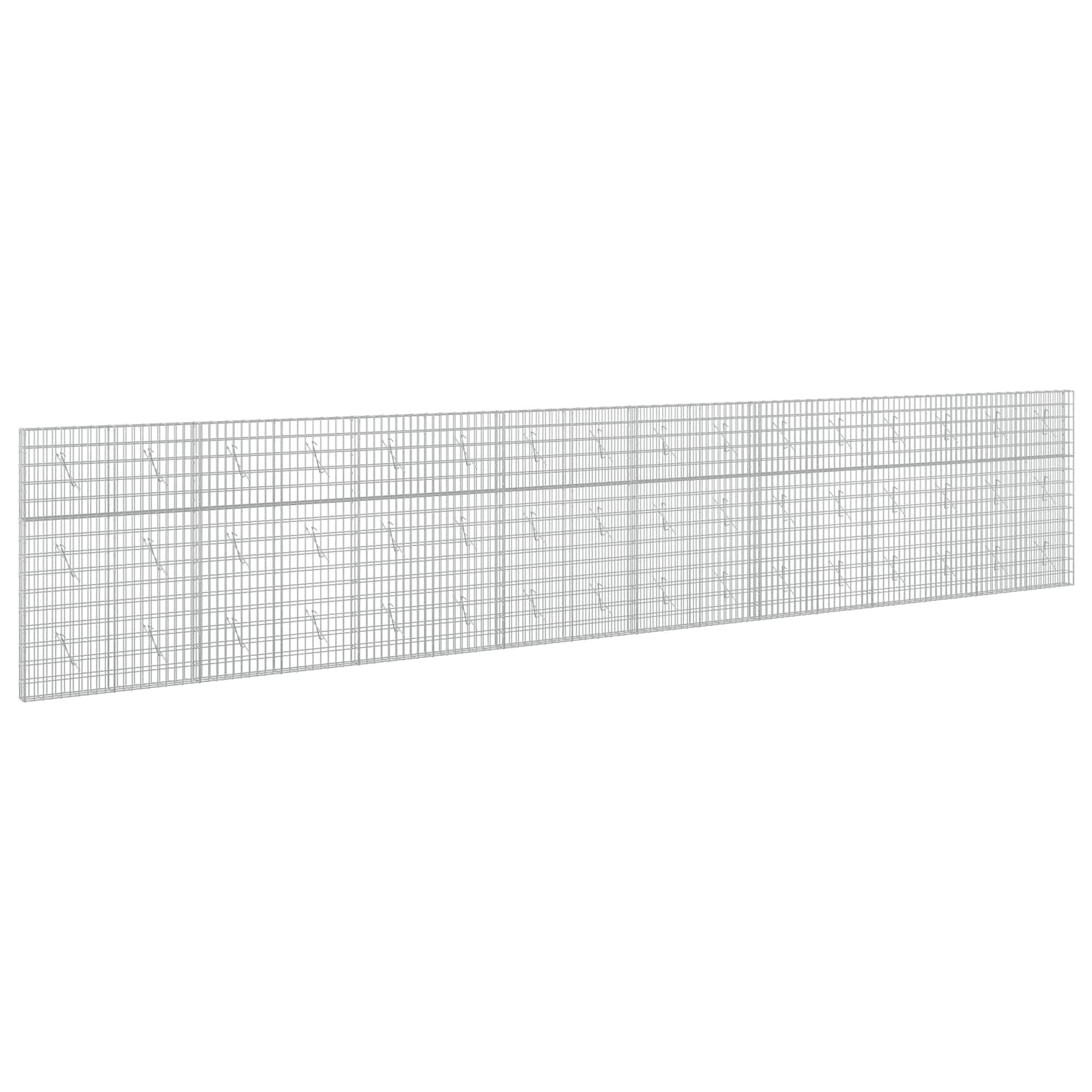 Gabion z žico 5 mm in mrežo 5x10 cm 800x10x150 cm