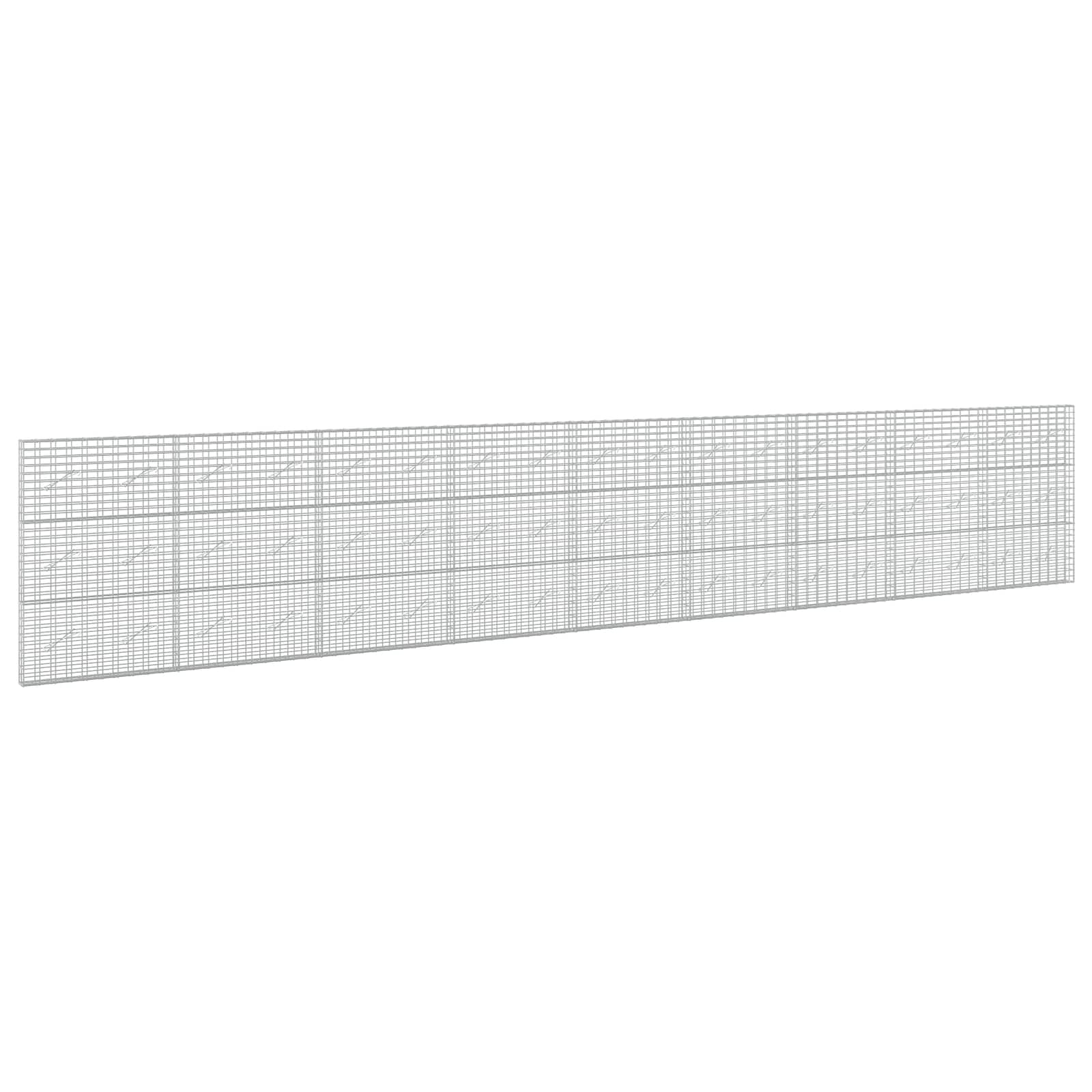 vidaXL Gabion s drátem 5 mm a síťkou 5x10 cm 900x10x150 cm