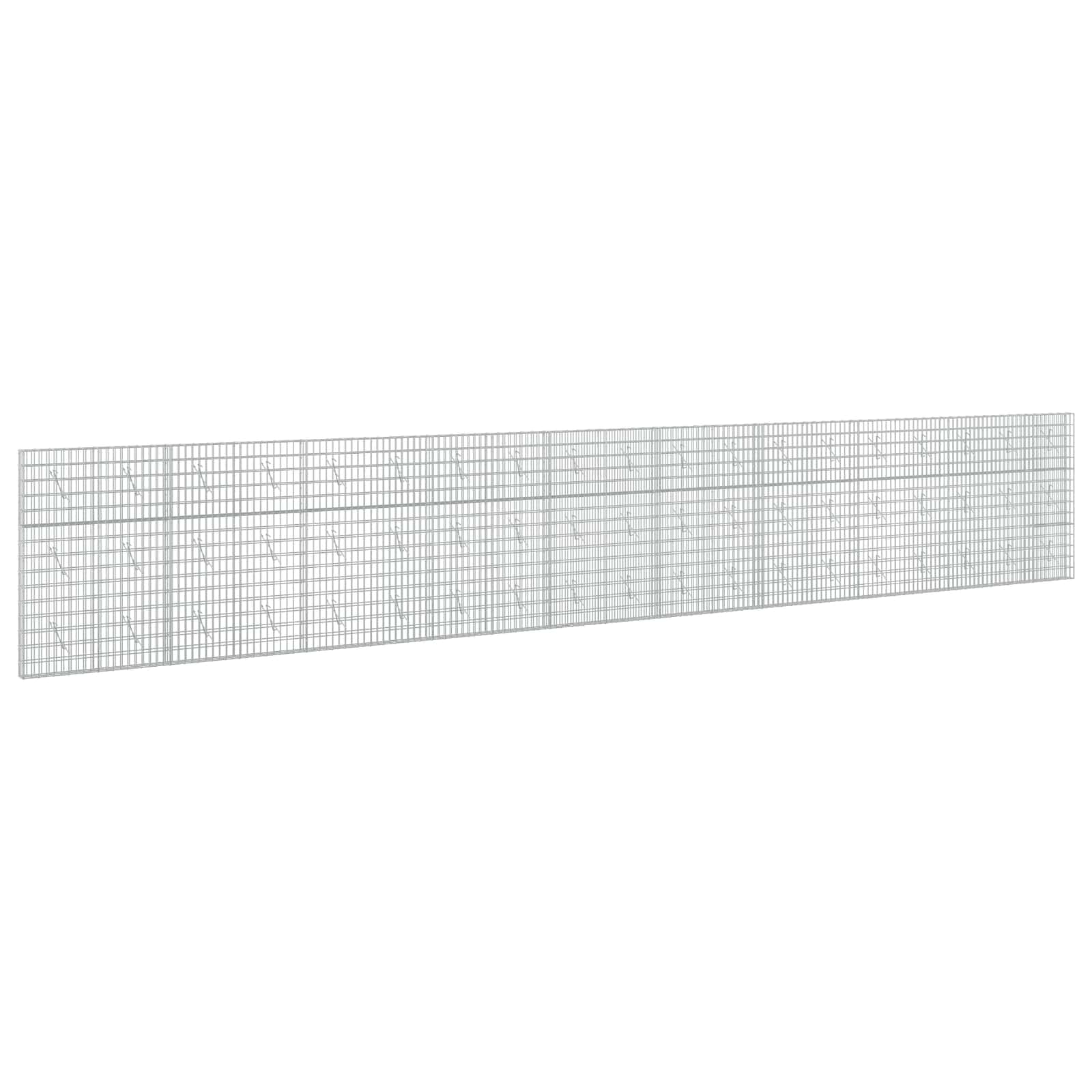 Gabion z žico 5 mm in mrežo 5x10 cm 950x10x150 cm