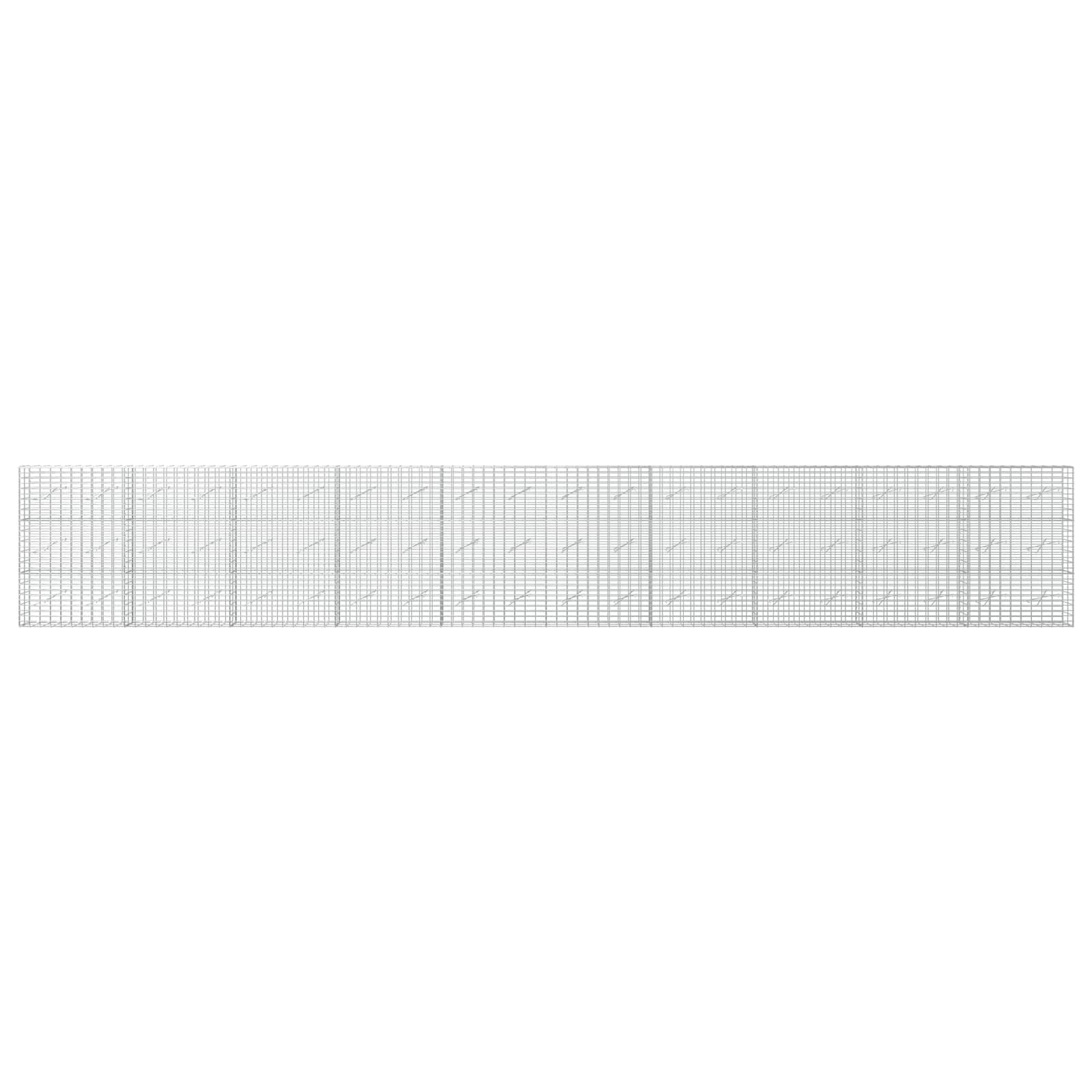 Gabion z žico 5 mm in mrežo 5x10 cm 1000x10x150 cm