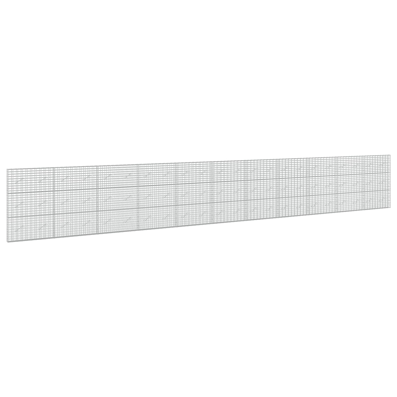 vidaXL Gabion s drátem 5 mm a síťkou 5x10 cm 1100x10x150 cm