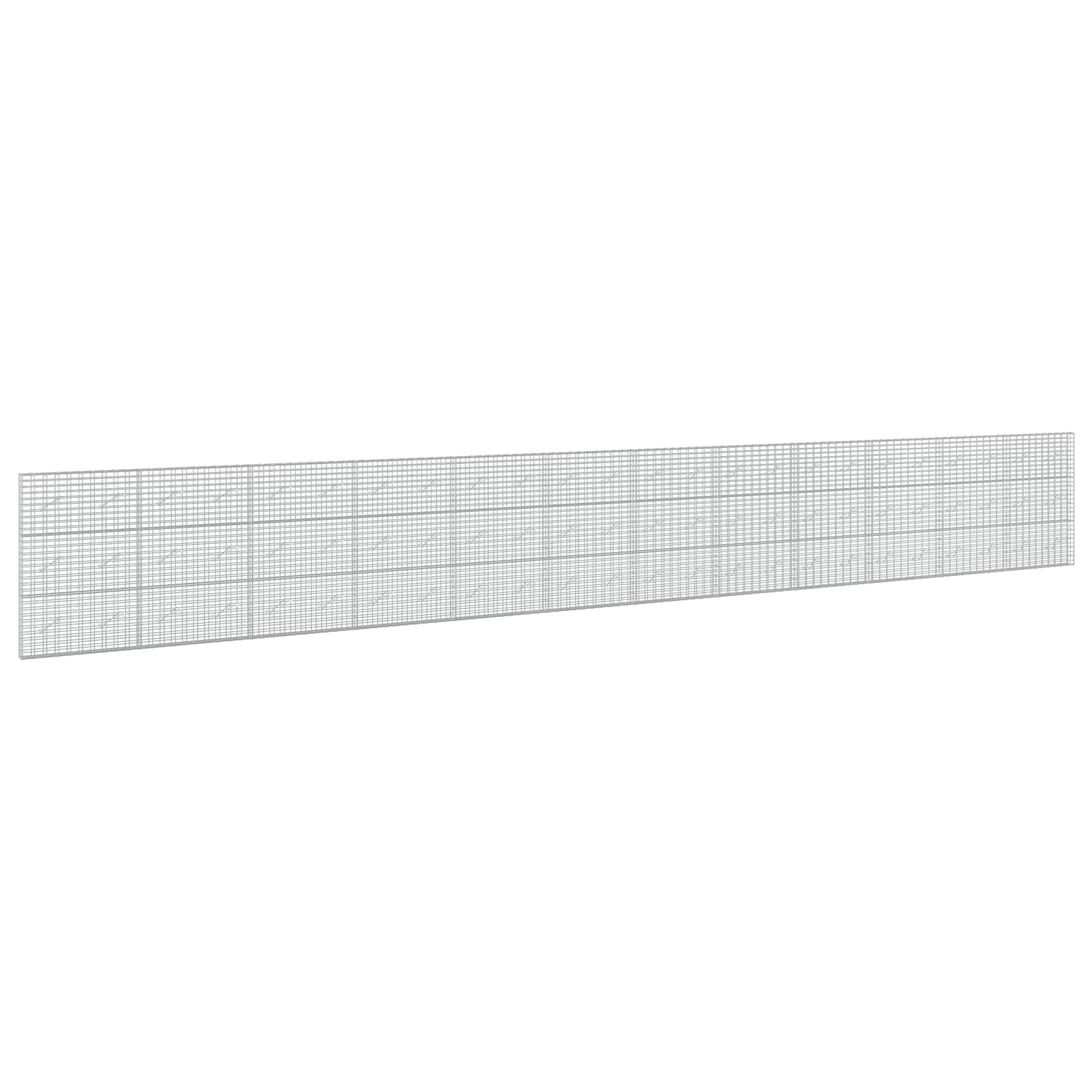 Gabion z žico 5 mm in mrežo 5x10 cm 1200x10x150 cm