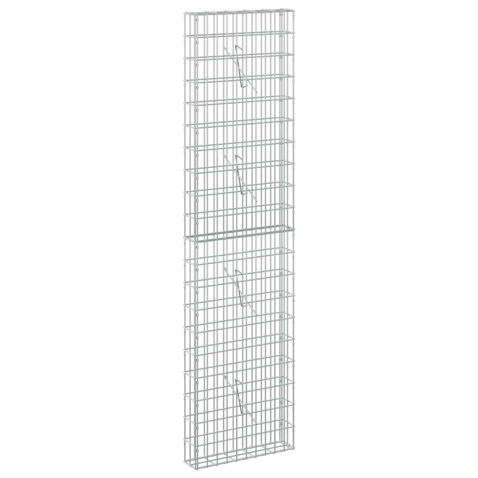 vidaXL Gabion s drátem 5 mm a síťkou 5x10 cm 50x10x200 cm