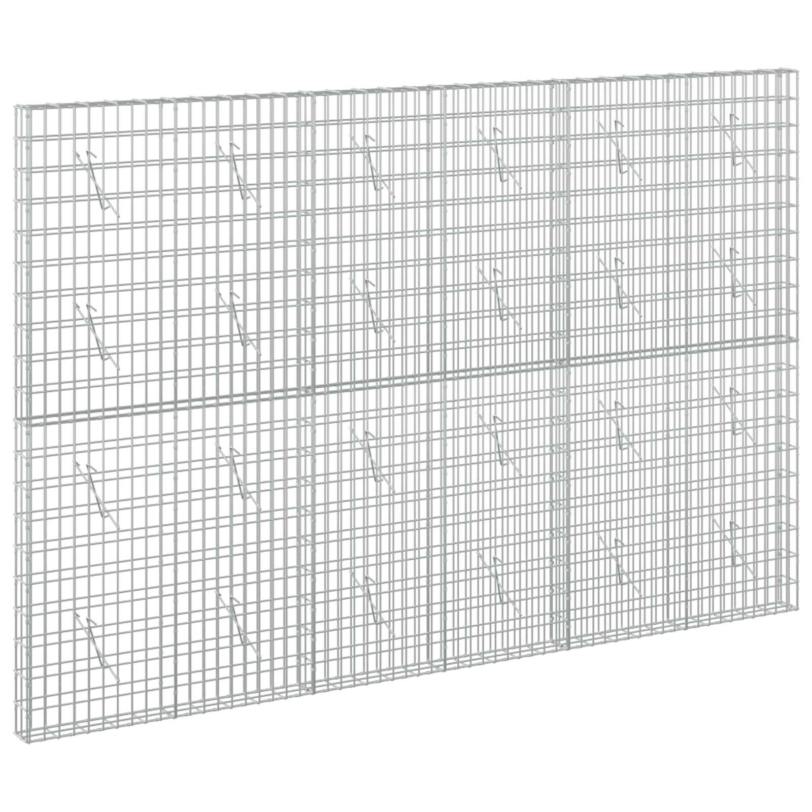 Gabion z žico 5 mm in mrežo 5x10 cm 300x10x200 cm