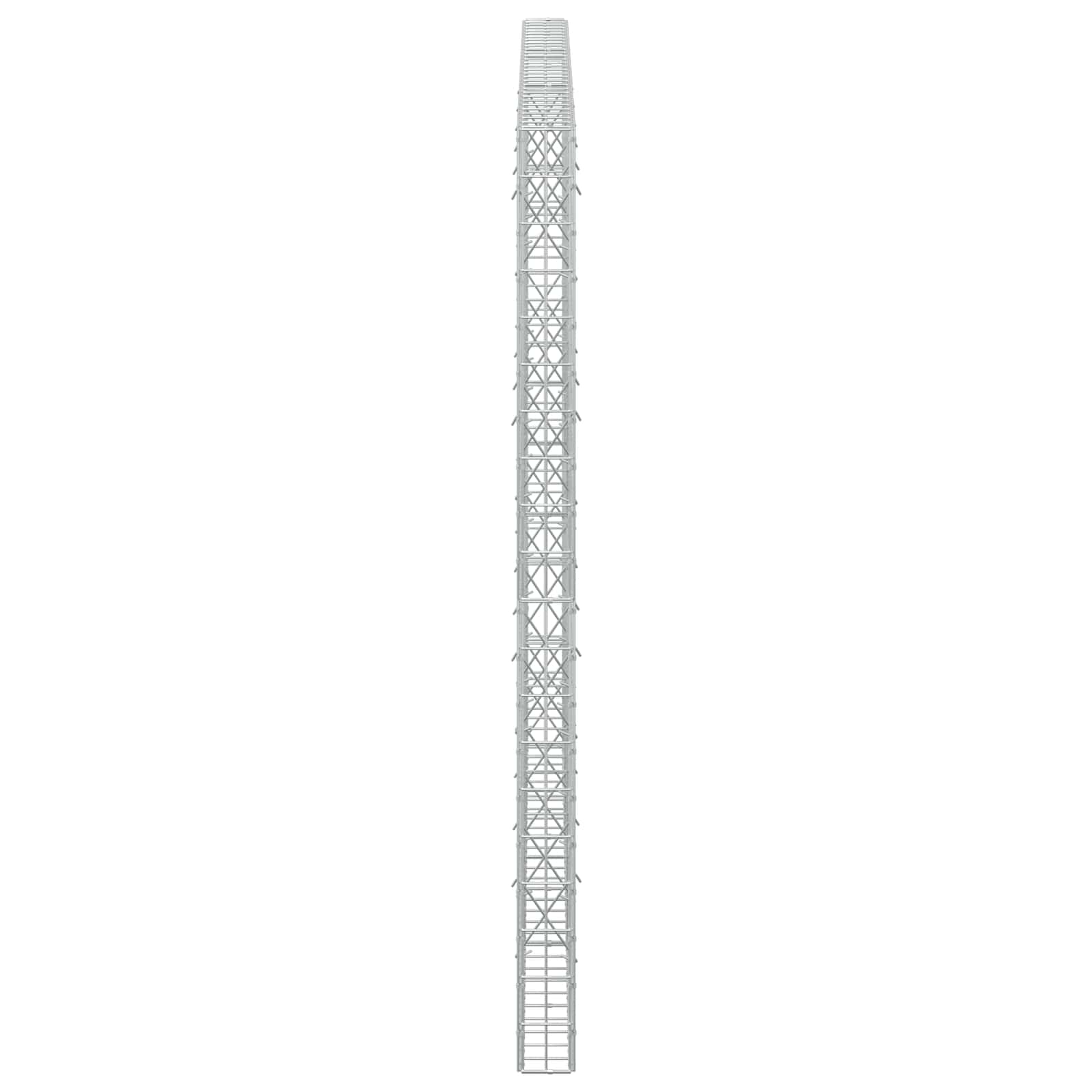 Gabion z žico 5 mm in mrežo 5x10 cm 300x10x200 cm