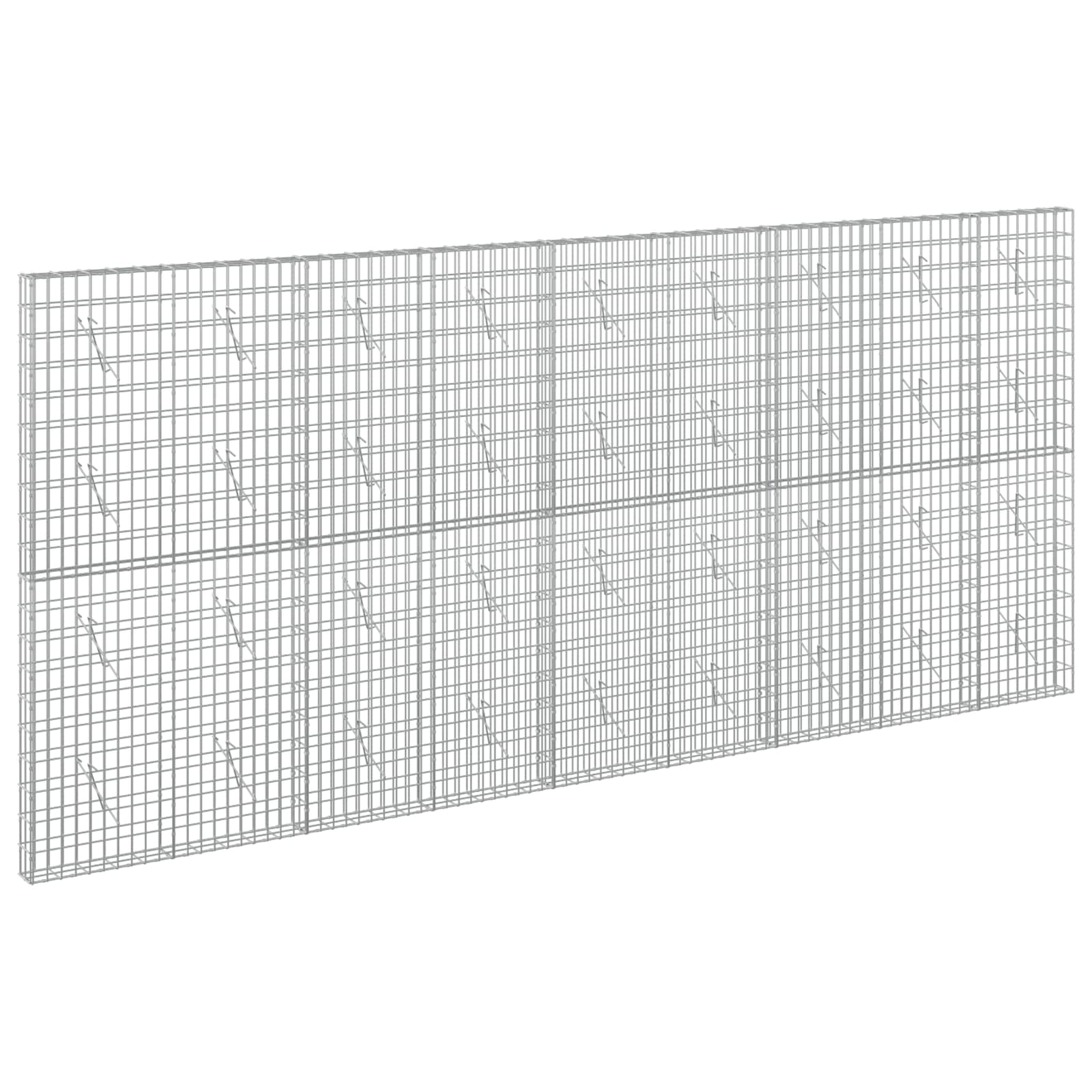 vidaXL Gabion s drátem 5 mm a síťkou 5x10 cm 450x10x200 cm