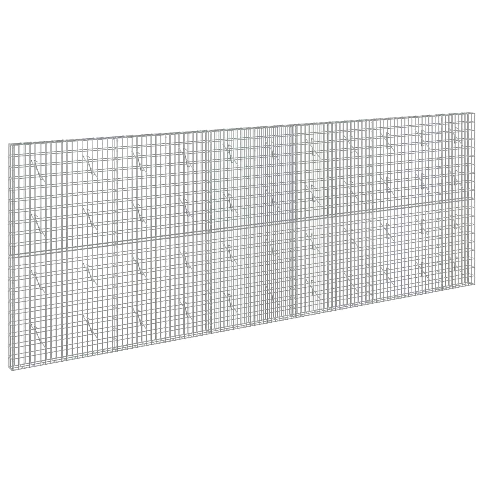 Gabion z žico 5 mm in mrežo 5x10 cm 550x10x200 cm