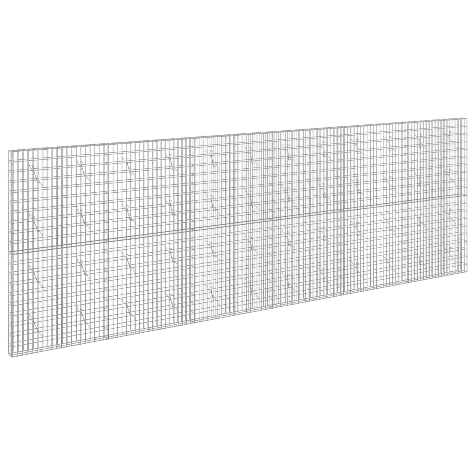 vidaXL Gabion s drátem 5 mm a síťkou 5x10 cm 600x10x200 cm